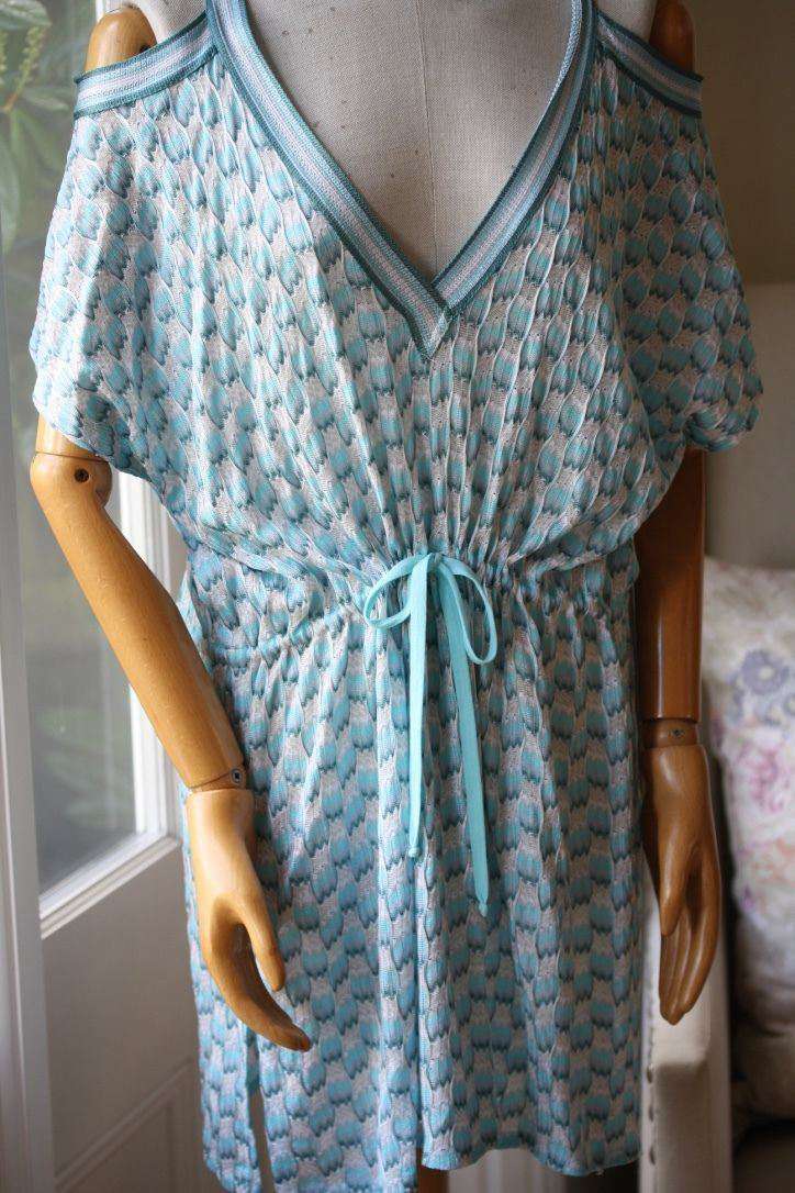 MISSONI MARE CUT OUT KAFTAN COVERUP DRESS IT 42 UK 10 - Image 8