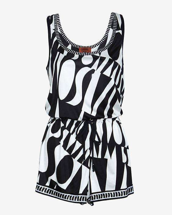 MISSONI MARE PRINT ROMPER PLAYSUIT IT 40 UK 8 - Image 7
