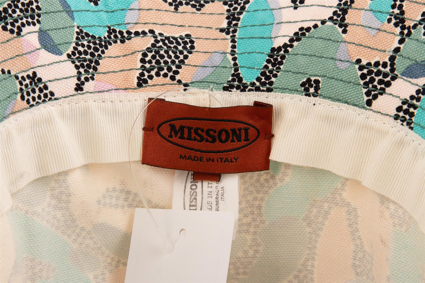 MISSONI MULTI COTTON BUCKET HAT MEDIUM - Image 6