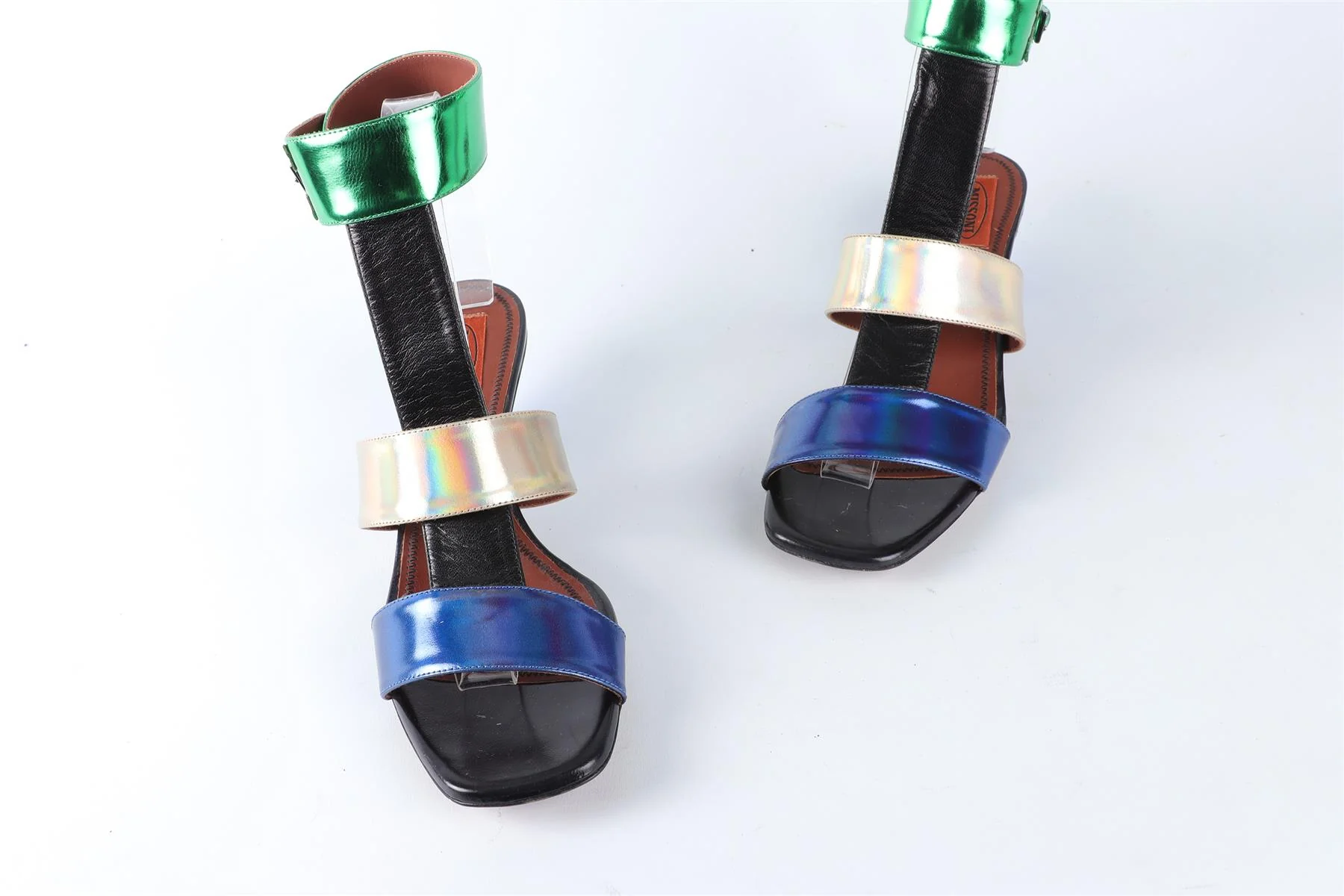 MISSONI MULTI LEATHER SANDALS EU 38 UK 5 US 8 - Image 4