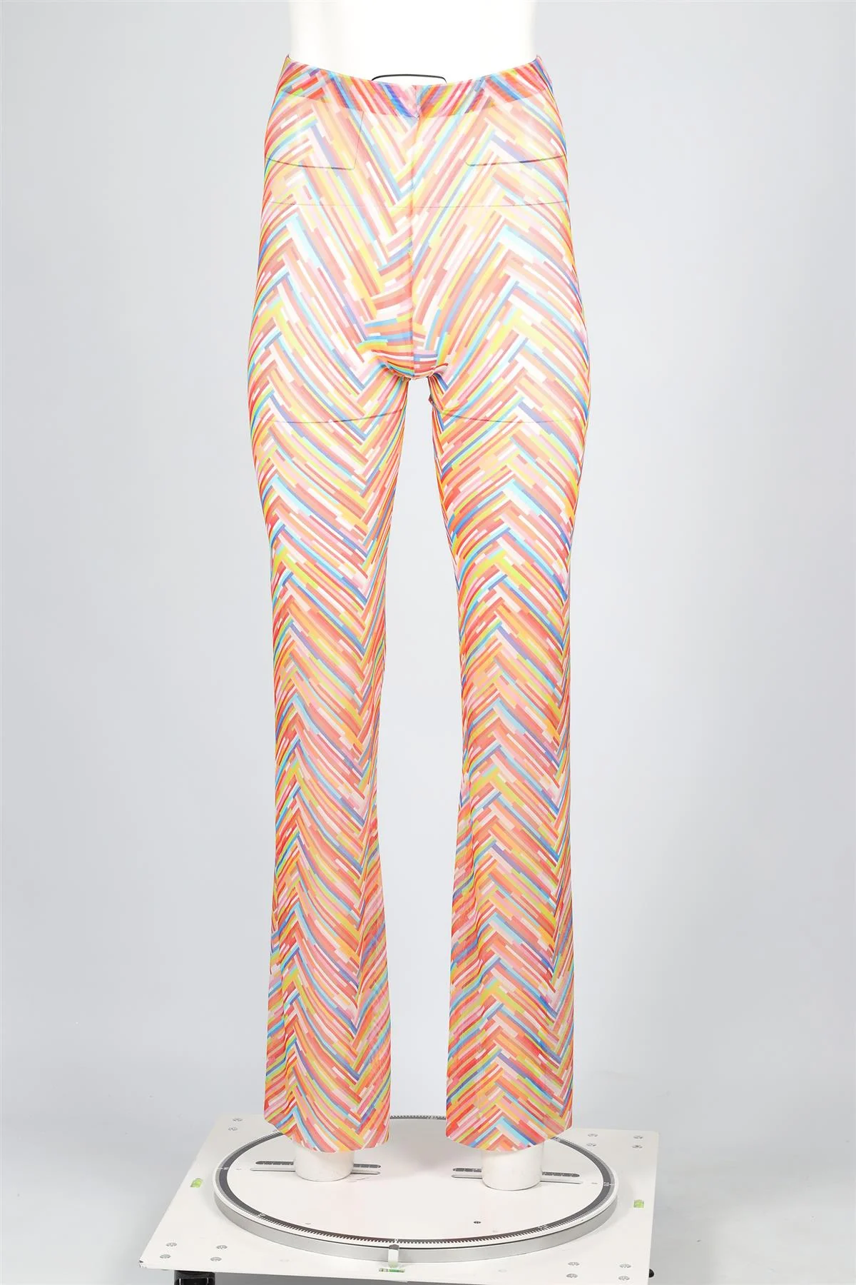 MISSONI MULTI MESH FLARED PANTS IT 38 UK 6 - Image 2