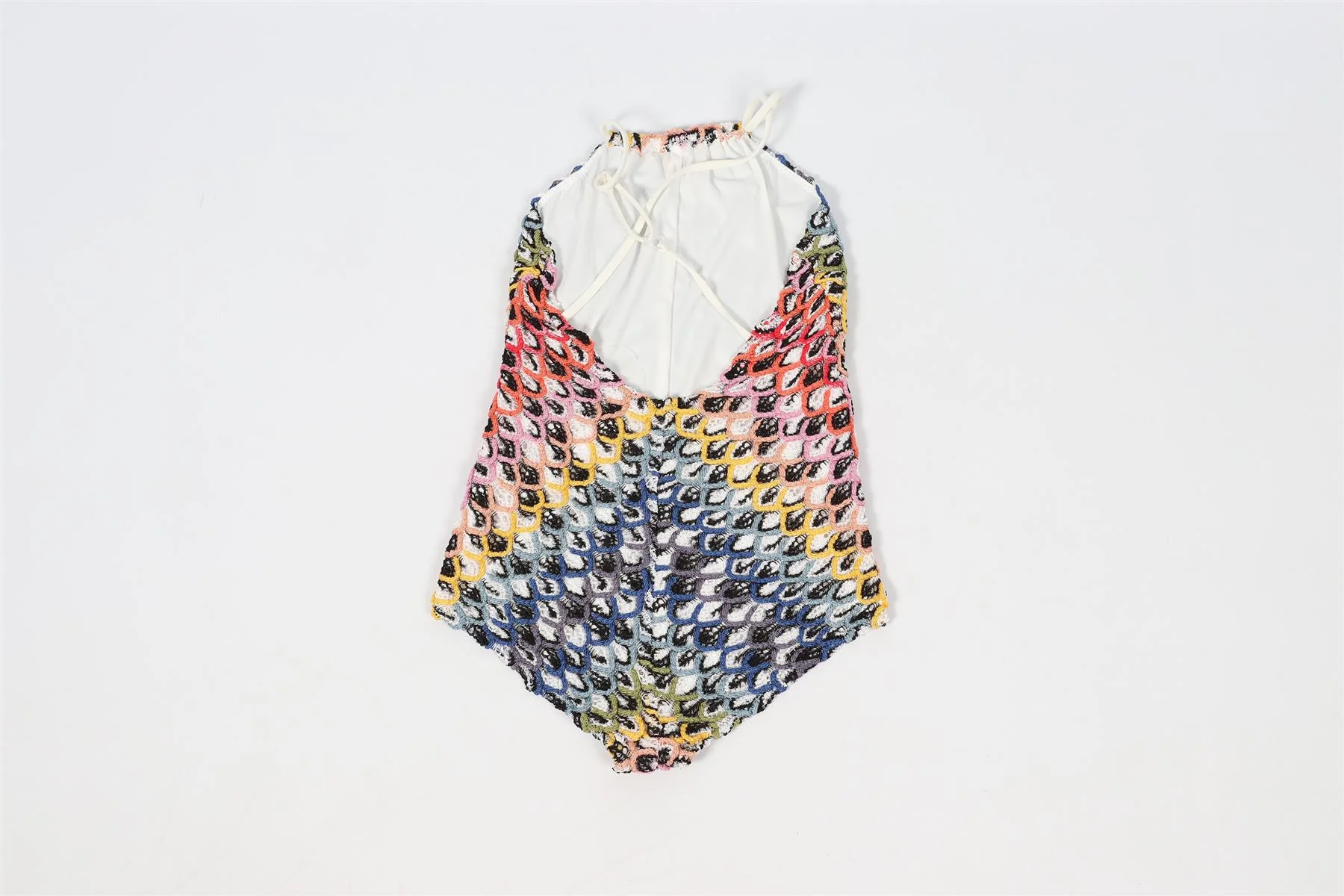 MISSONI MULTICOLOURED KIDS GIRLS CROCHET SWIMSUIT 6-7 YEARS - Image 4