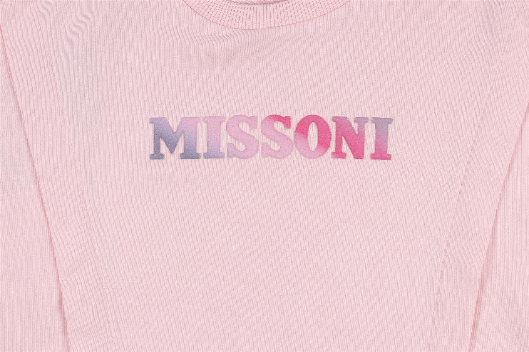 MISSONI PINK KIDS GIRLS COTTON SWEATSHIRT 12 YEARS - Image 3