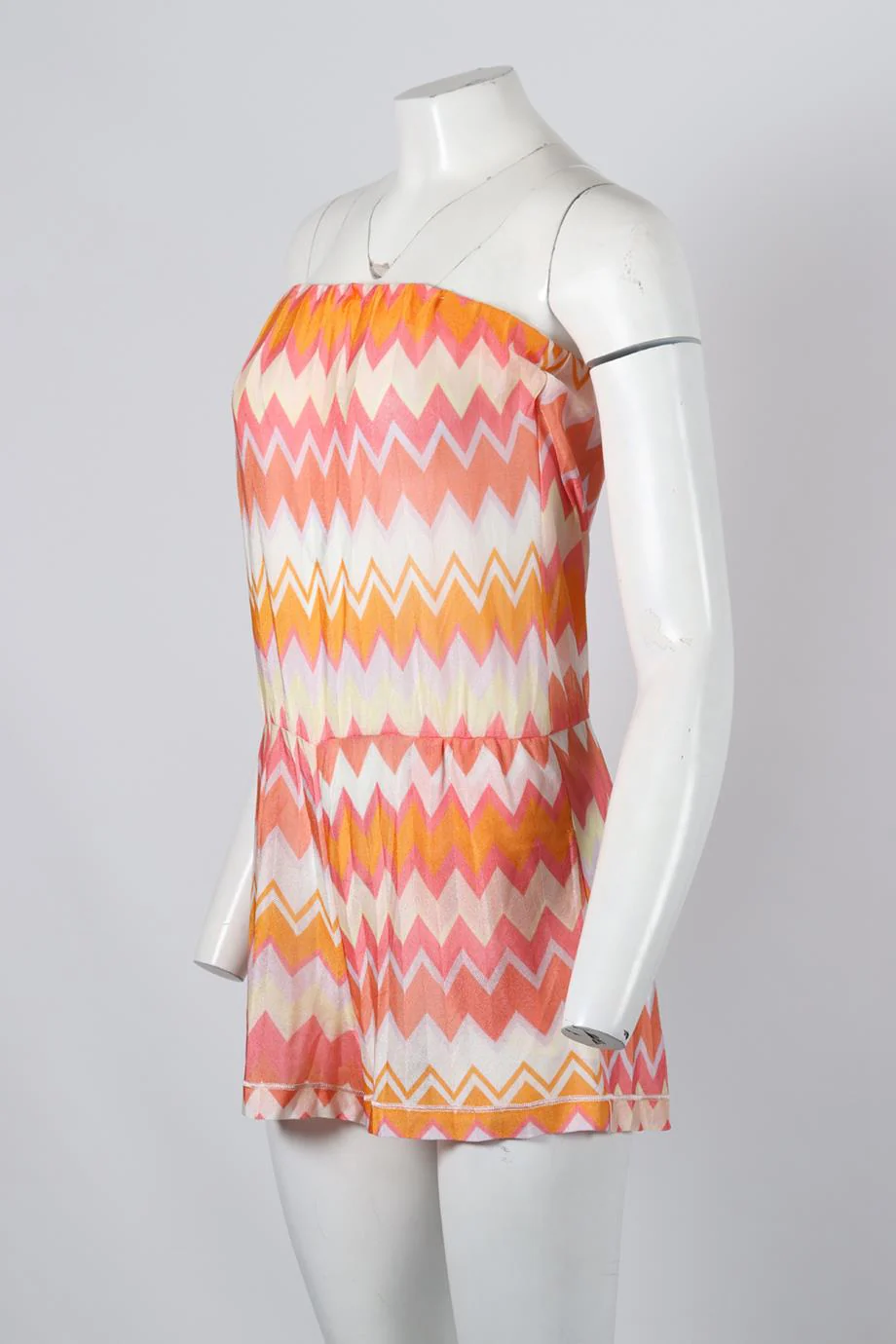 MISSONI STRAPLESS CROCHET KNIT PLAYSUIT IT 38 UK 6 - Image 3