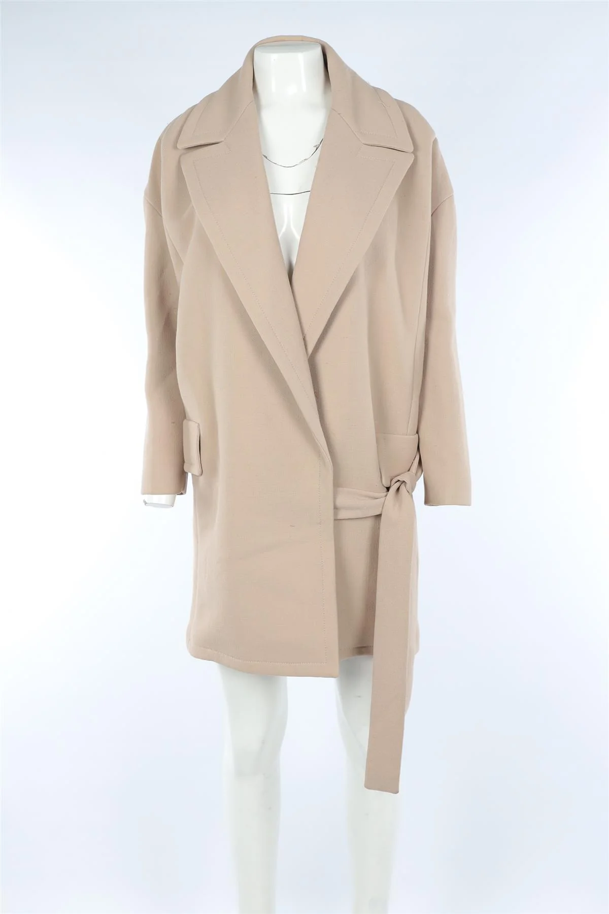 MIU MIU BEIGE WOOL COAT IT 40 - Image 2