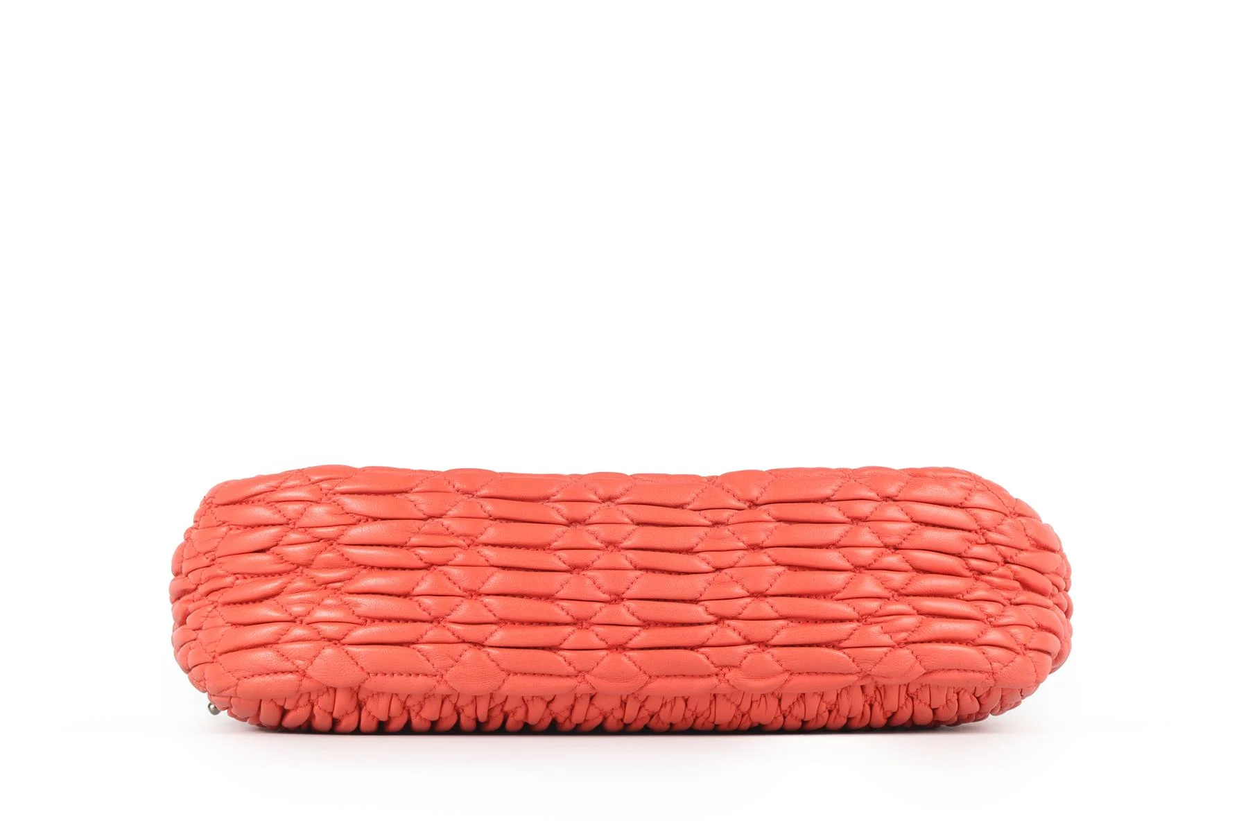 MIU MIU CORAL MATELASSÉ LEATHER SHOULDER BAG - Image 8
