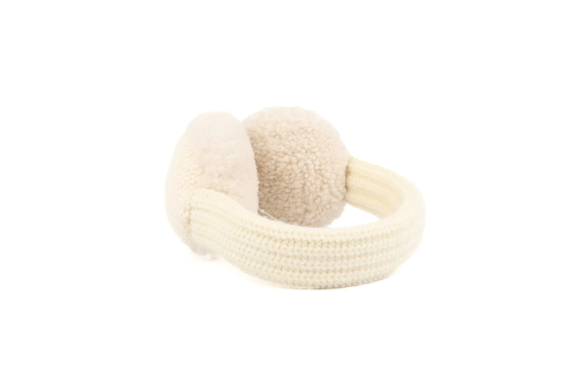 MIU MIU CREAM CASHMERE EAR MUFFS - Image 6