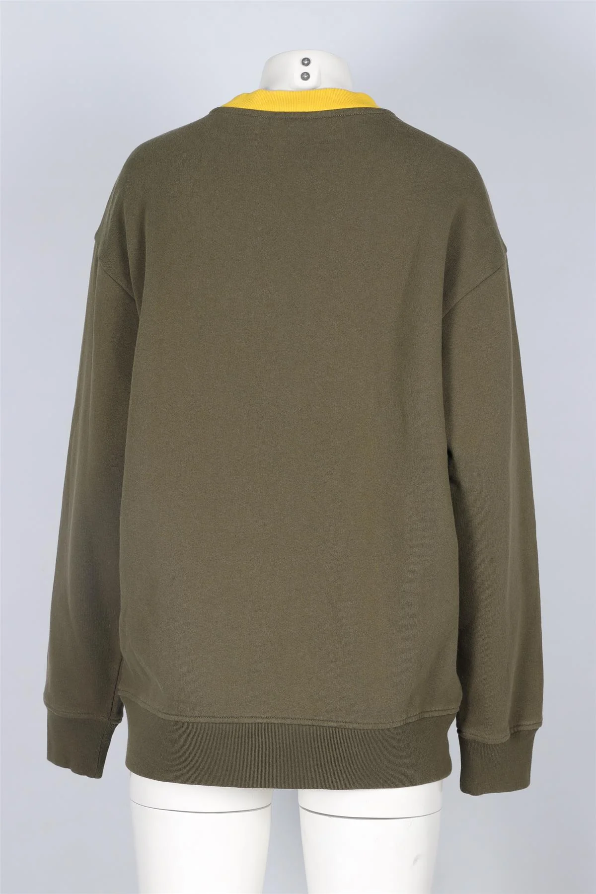 MIU MIU GREEN COTTON SWEATSHIRT SMALL - Image 4