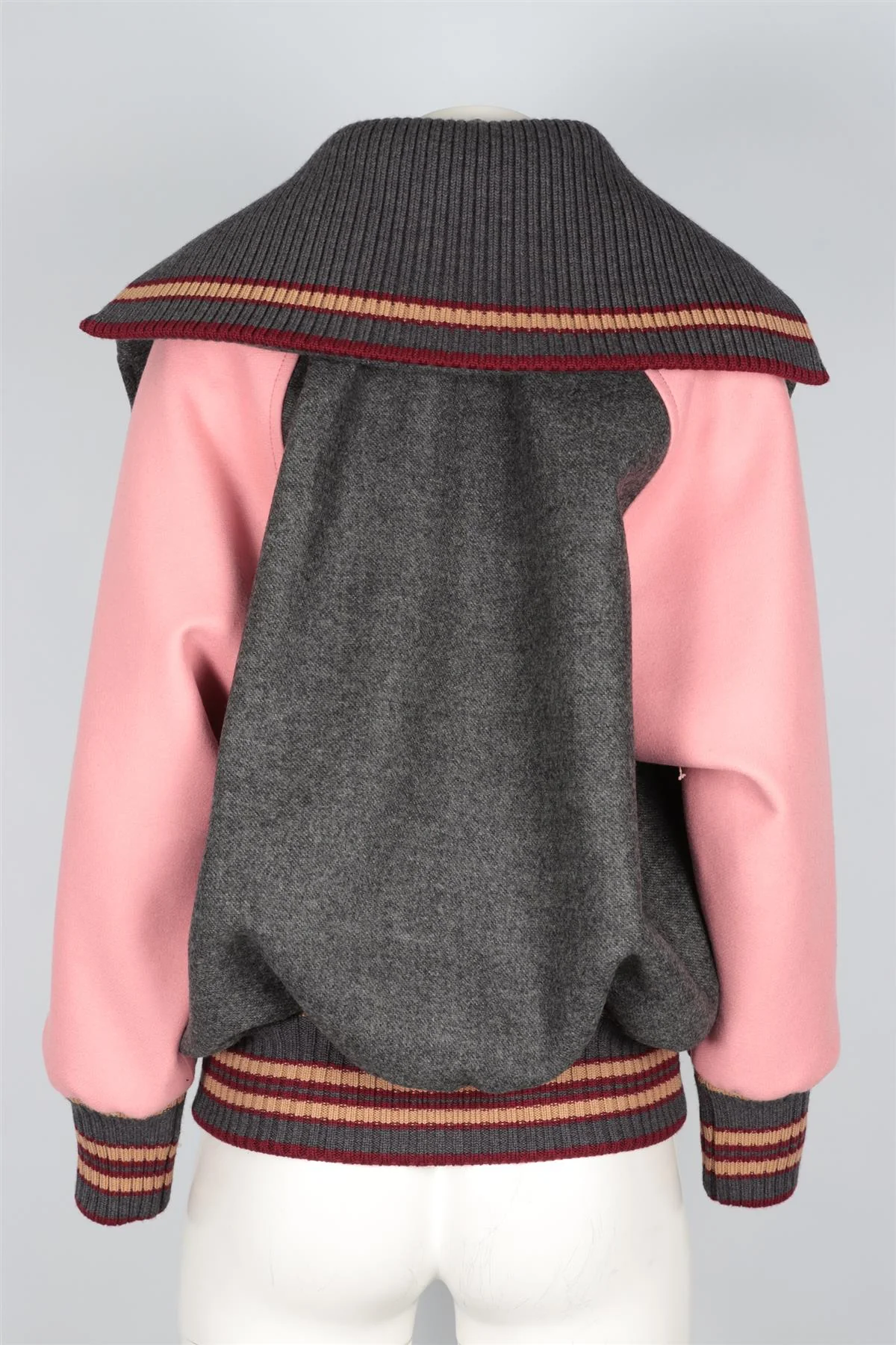 MIU MIU GREY 2017 WOOL JACKET IT 36 UK 4 - Image 4