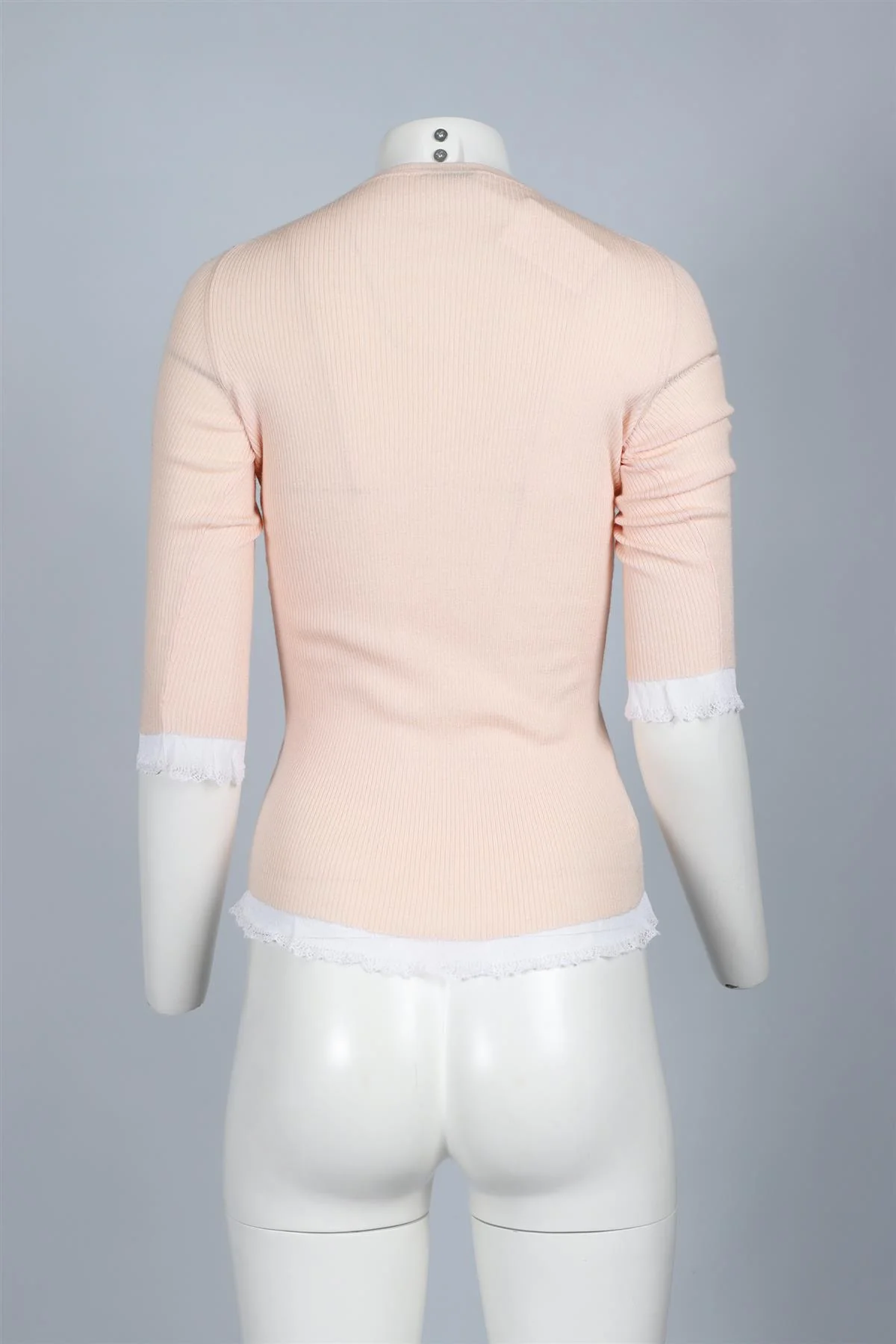 MIU MIU PINK KNIT SWEATER IT 38 UK 6 - Image 4