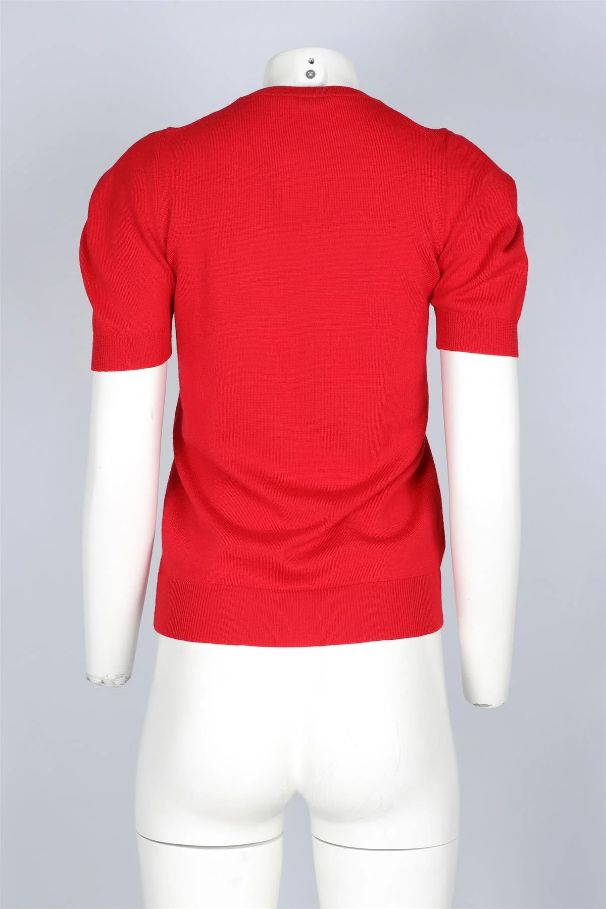 MIU MIU RED WOOL SWEATER IT 36 UK 4 - Image 4
