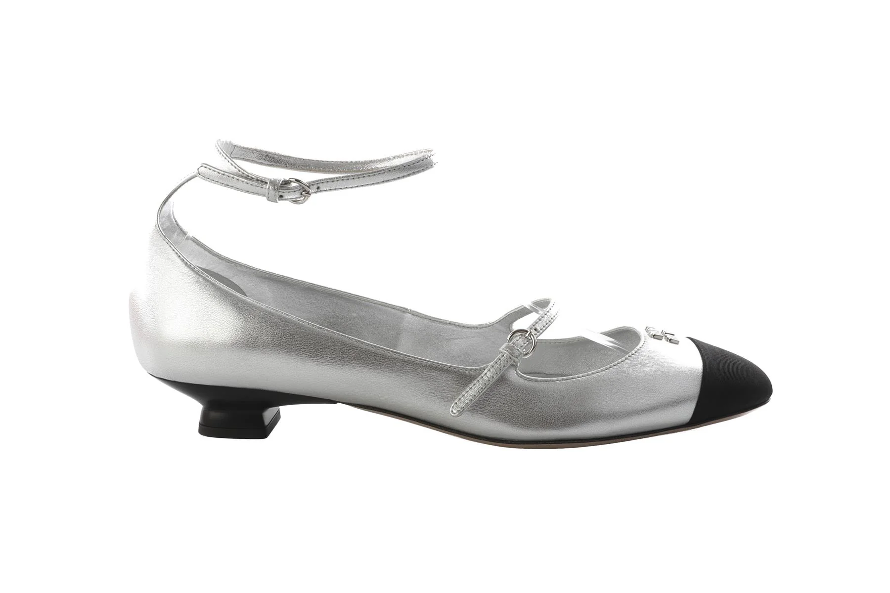 Miu Miu Silver Mordoré Leather Pumps EU 40 UK 6 US 7 - Image 2