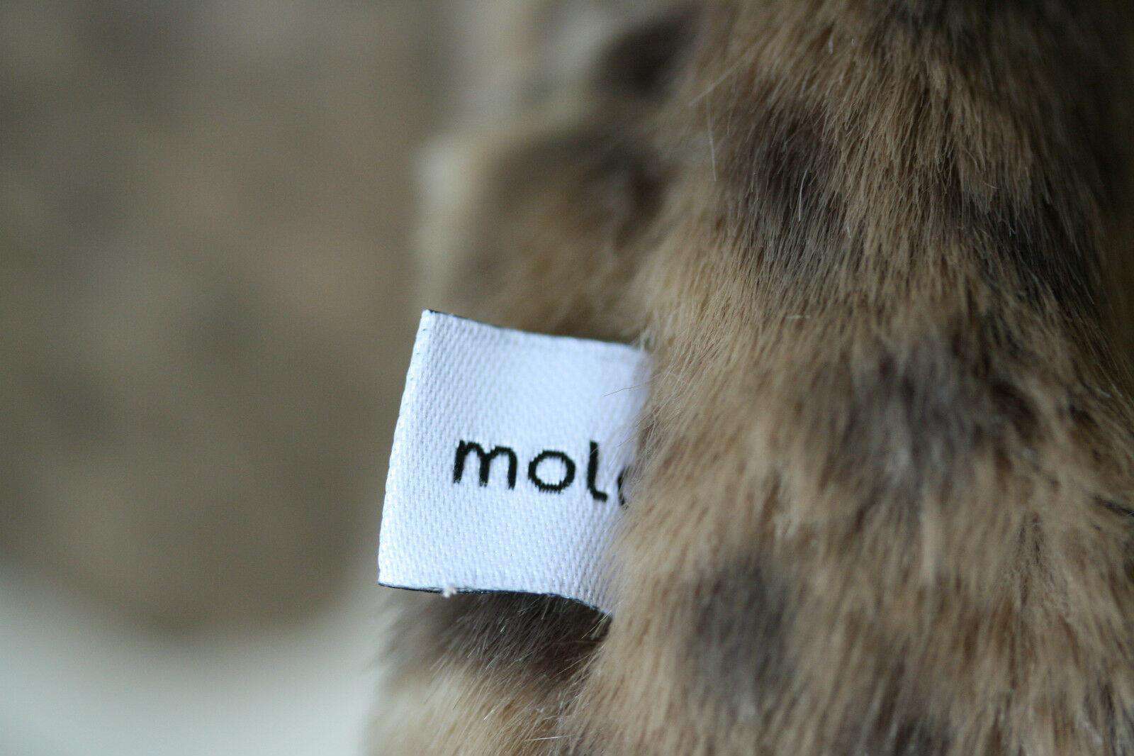 MOLO KIDS GIRLS LEOPARD FAUX FUR COAT 3 YEARS - Image 4