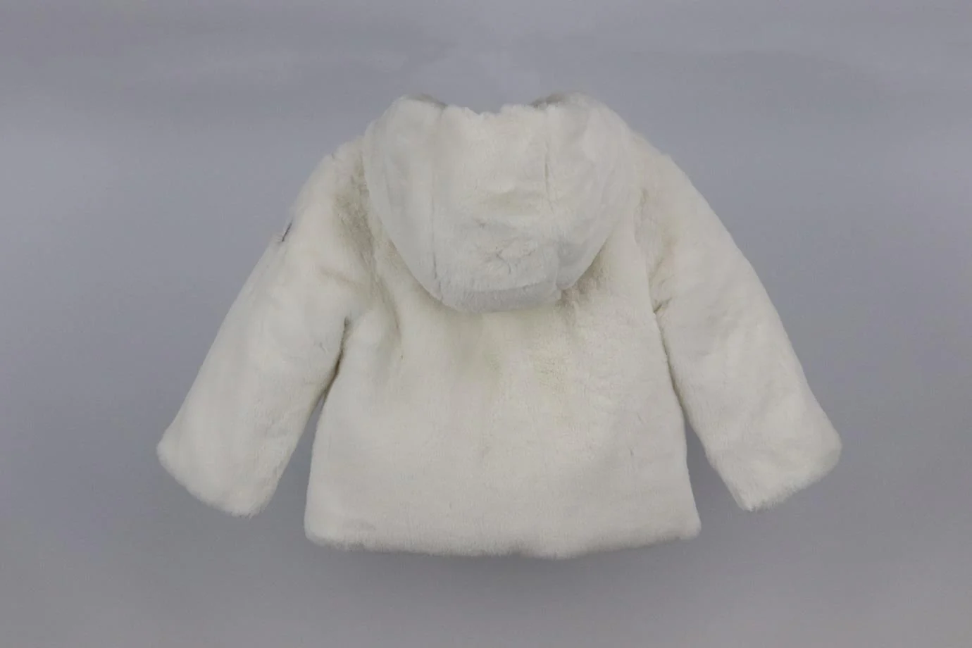 MONCLER BABY GIRLS FAUX FUR DOWN PADDED JACKET 18-24 MONTHS - Image 3