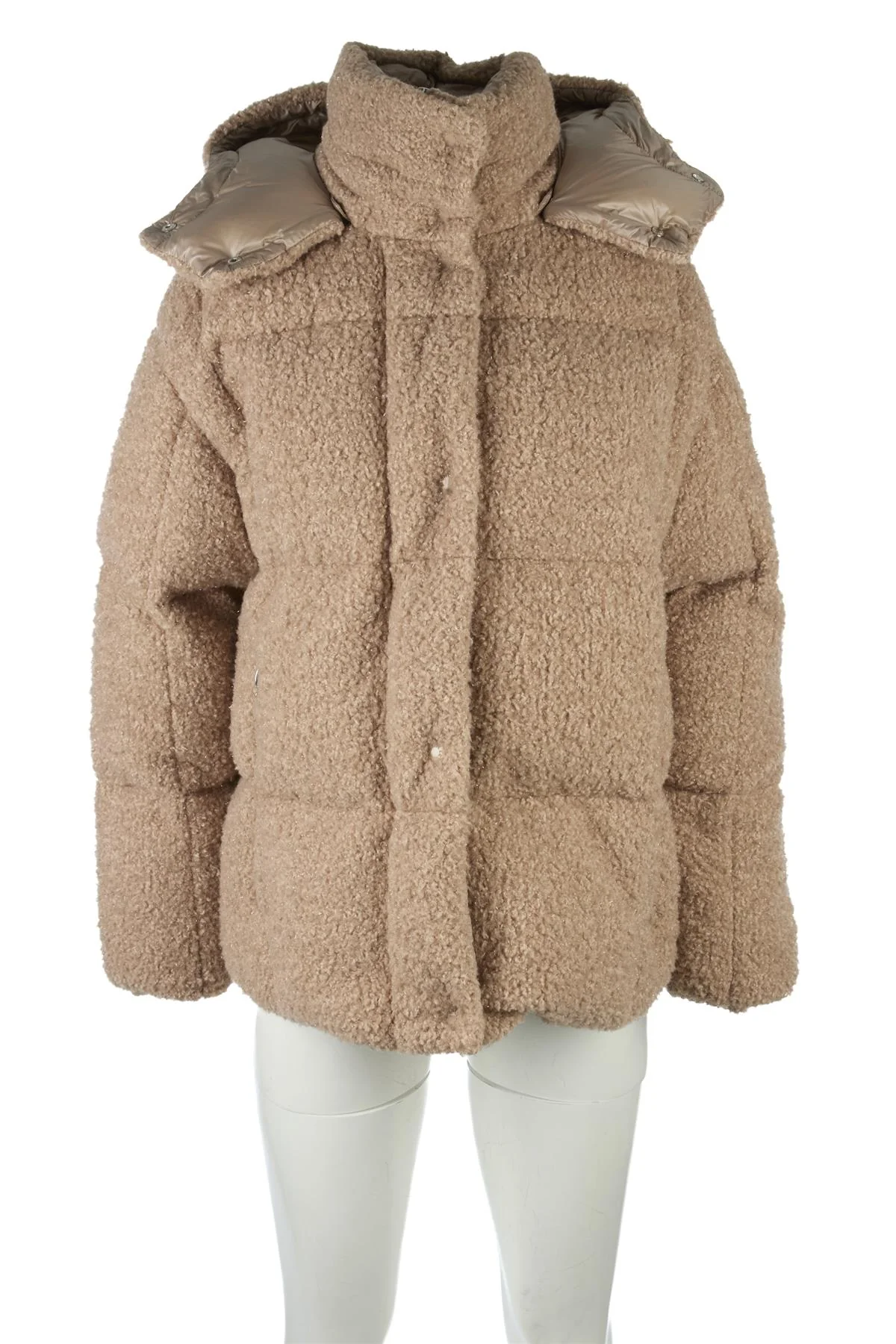 MONCLER BEIGE PARANAS PADDED DOWN JACKET UK 14 - Image 2