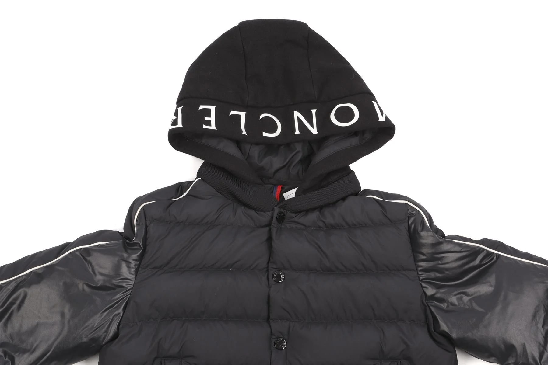 MONCLER BLACK KIDS BOYS JACKET 12 YEARS - Image 3