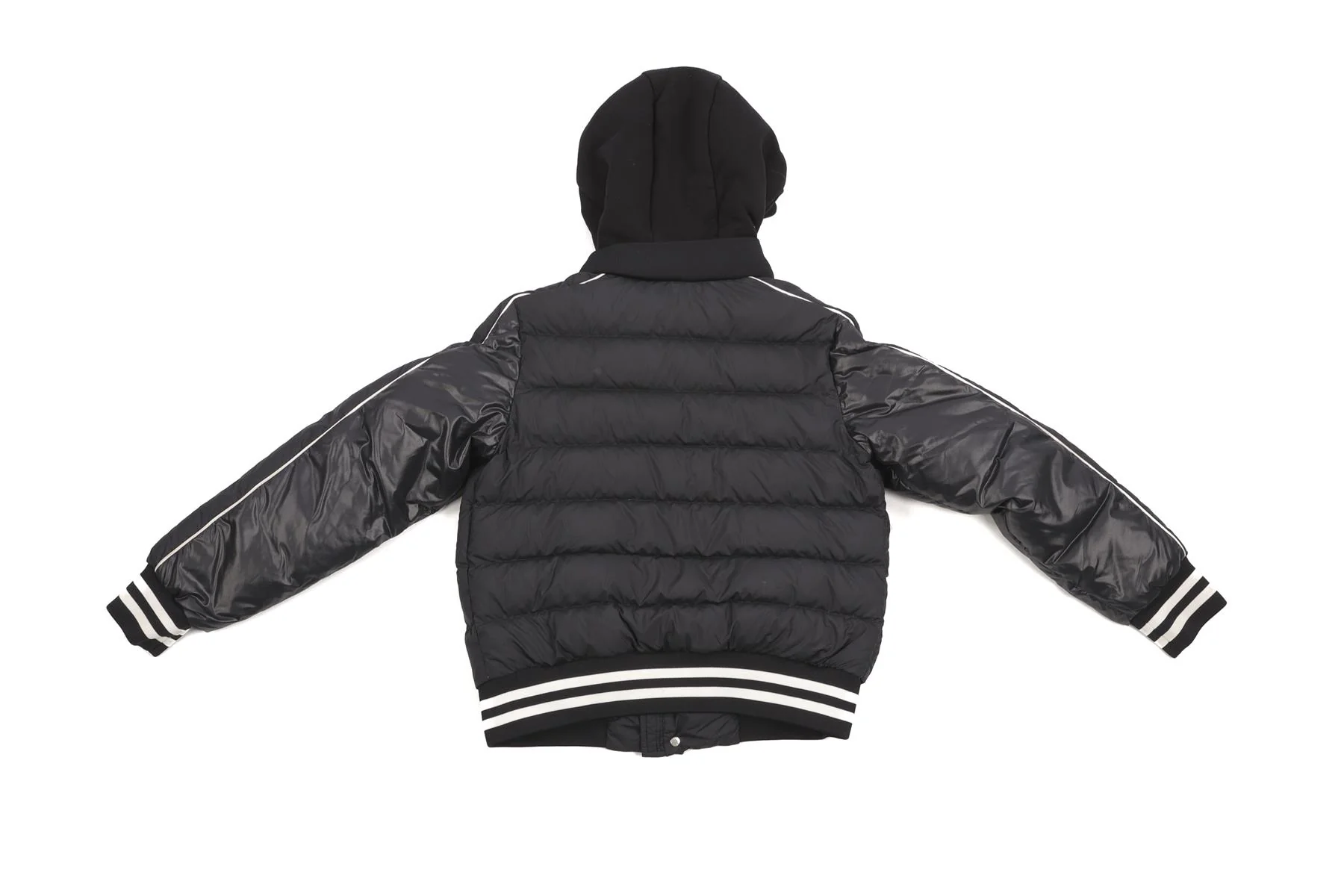 MONCLER BLACK KIDS BOYS JACKET 12 YEARS - Image 4