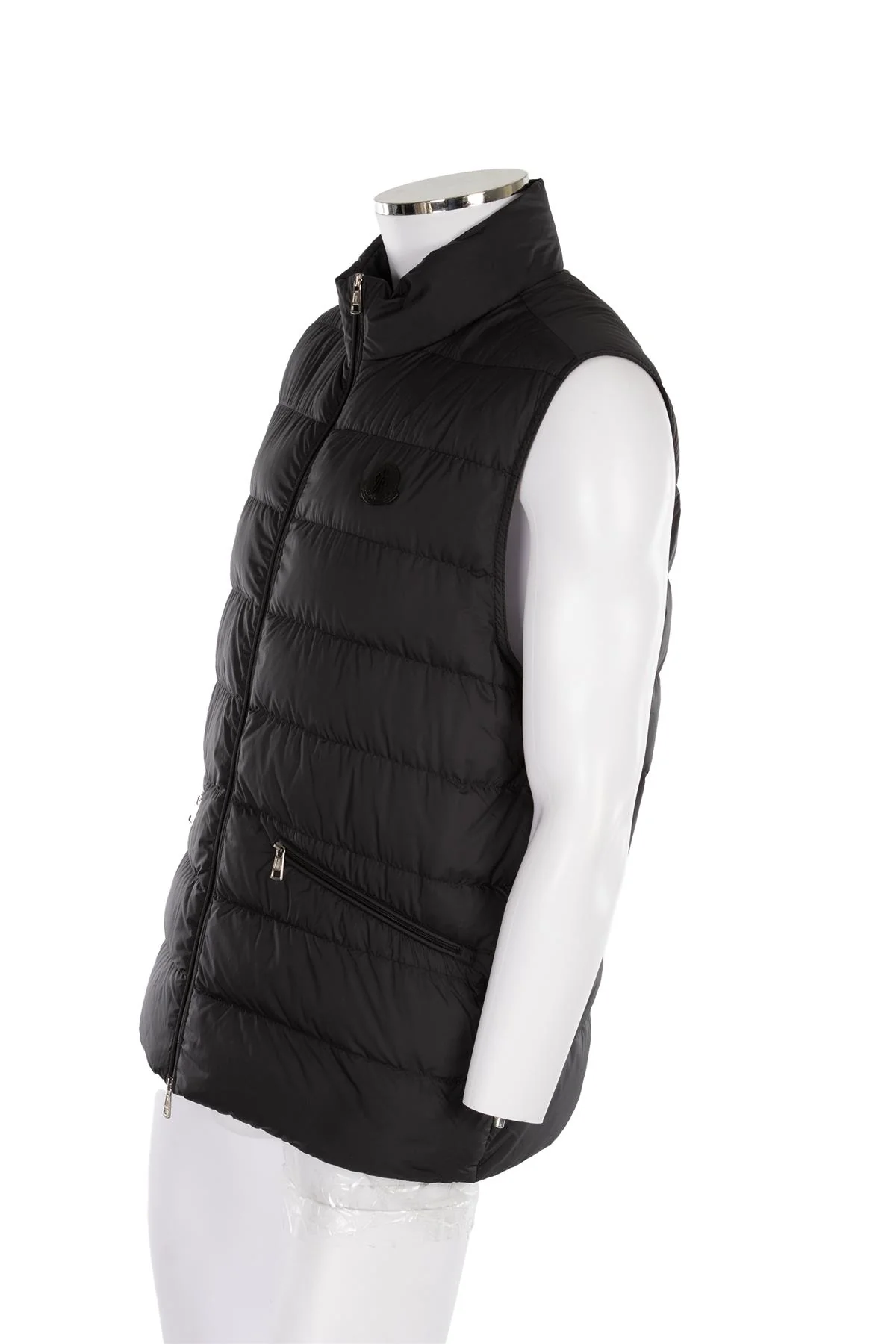 MONCLER BLACK MEN'S TREOMPAN PADDED DOWN VEST 5 US/UK 44 - Image 3