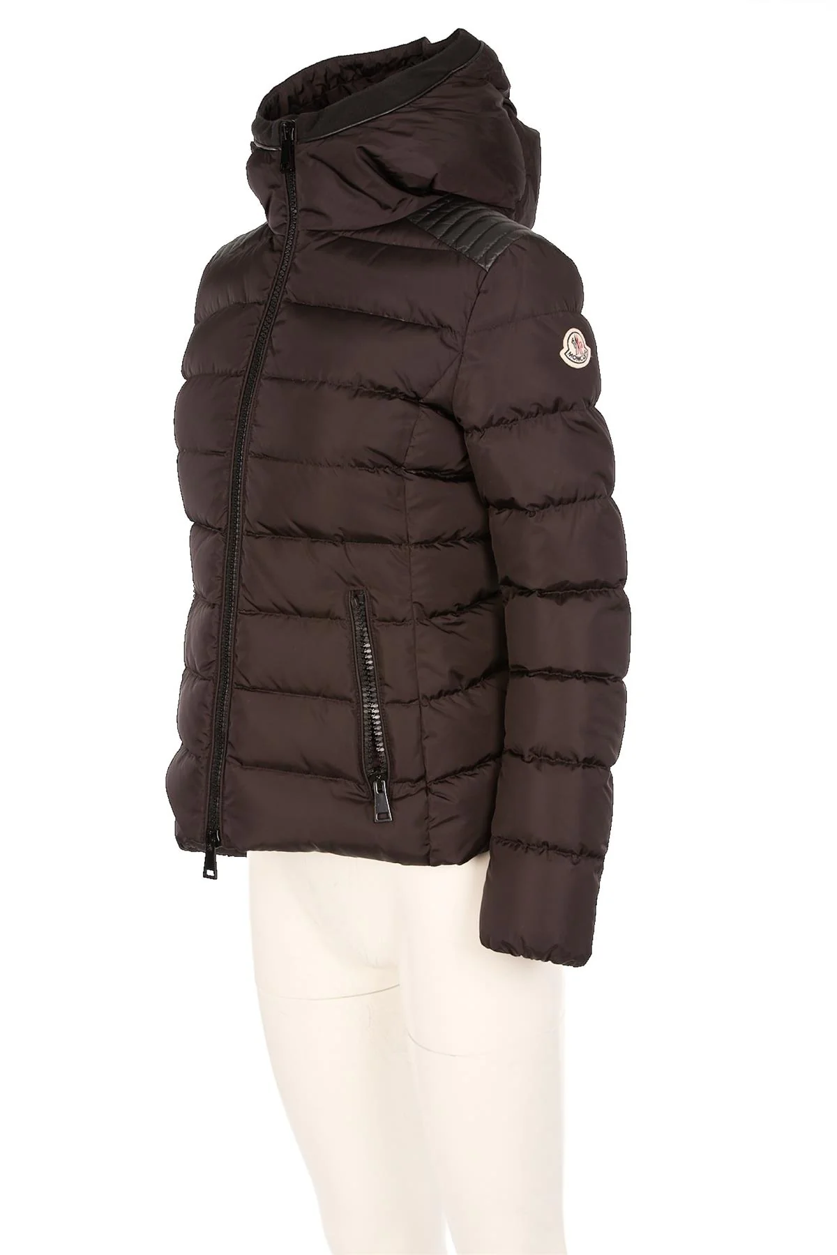 MONCLER BLACK PADDED DOWN JACKET 1 UK 8 - Image 3