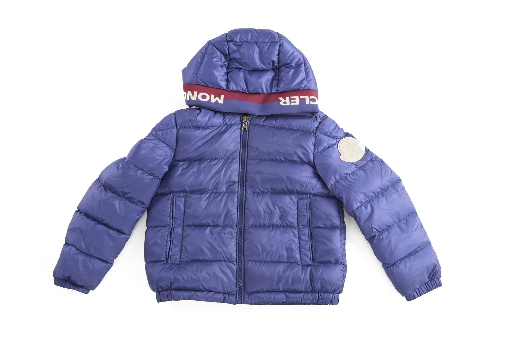 MONCLER BLUE KIDS BOYS JACKET 8 YEARS - Image 2