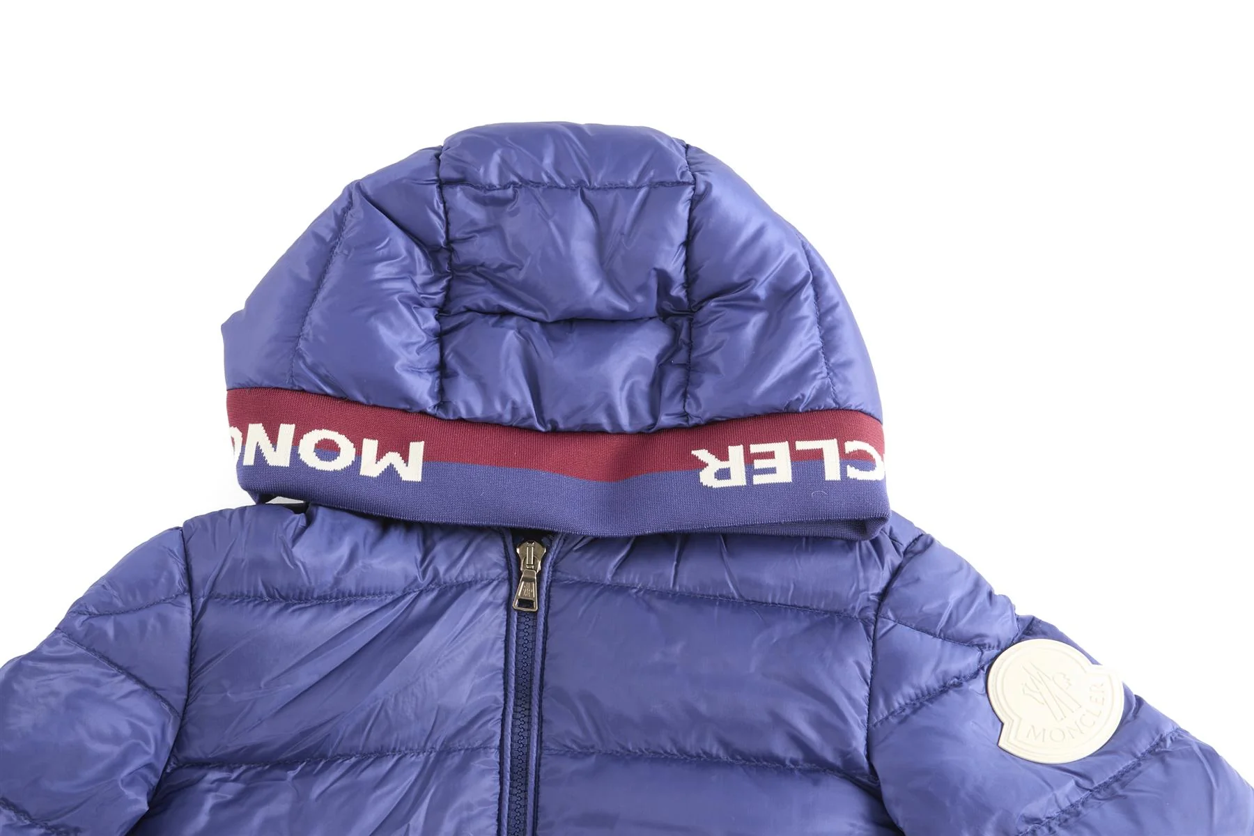 MONCLER BLUE KIDS BOYS JACKET 8 YEARS - Image 3
