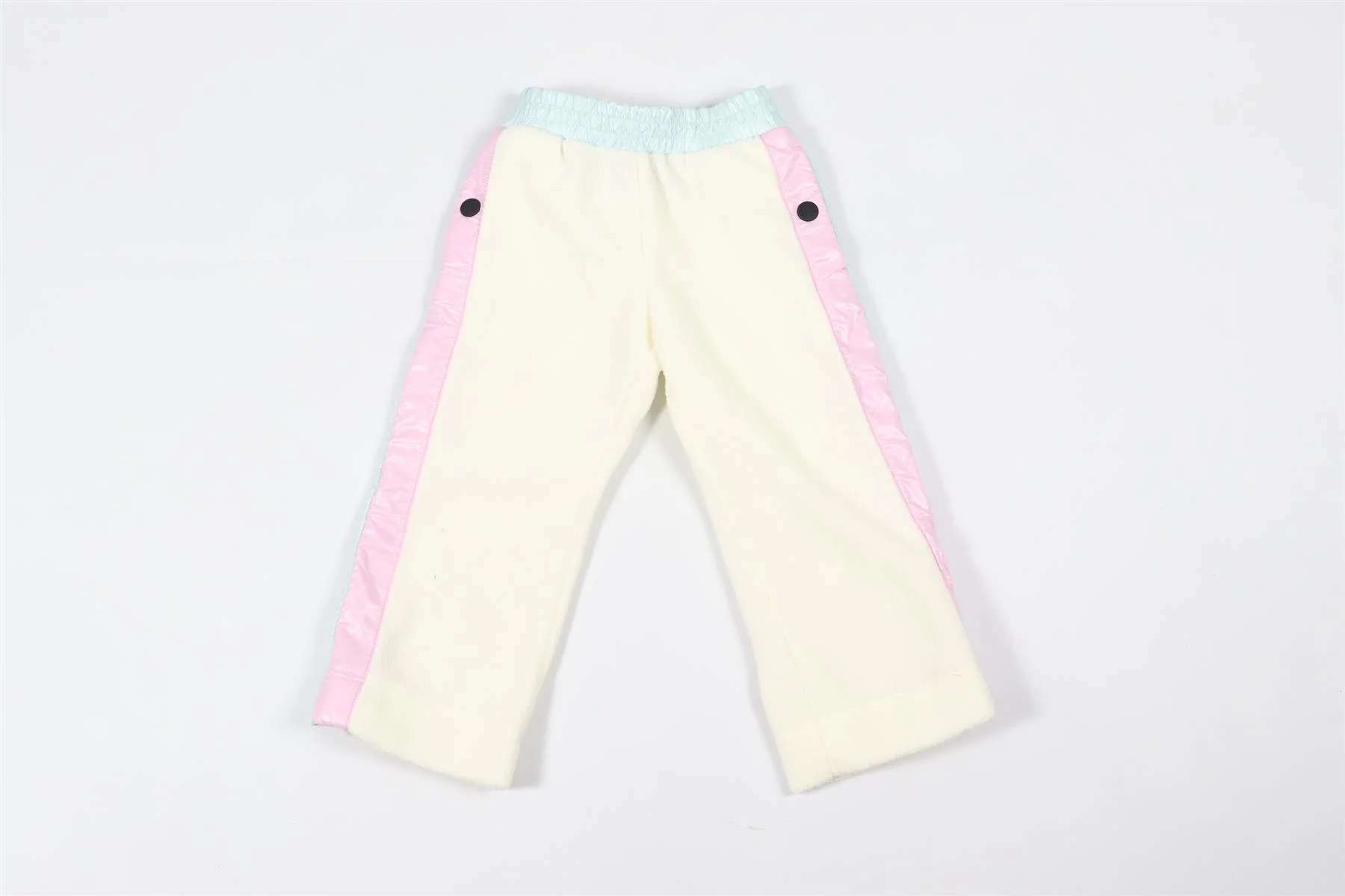 MONCLER CREAM KIDS GIRLS FLEECE TRACK PANTS 4 YEARS - Image 4