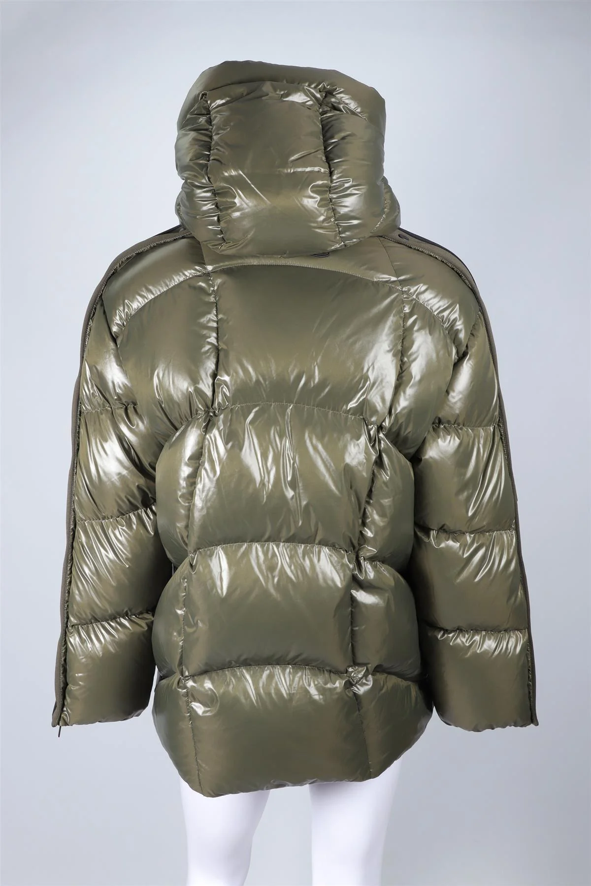 MONCLER GENIUS + ADIDAS ORIGINALS GREEN MEN'S PADDED DOWN JACKET UK/US 40 - Image 4