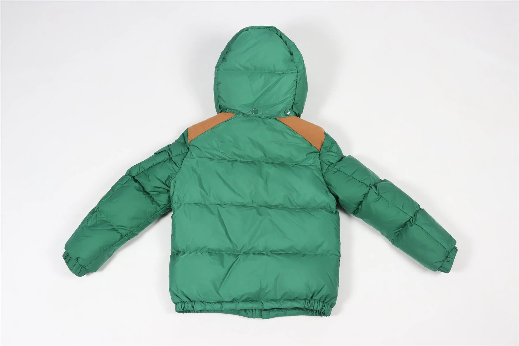 MONCLER GREEN KIDS BOYS PADDED JACKET 10 YEARS - Image 4
