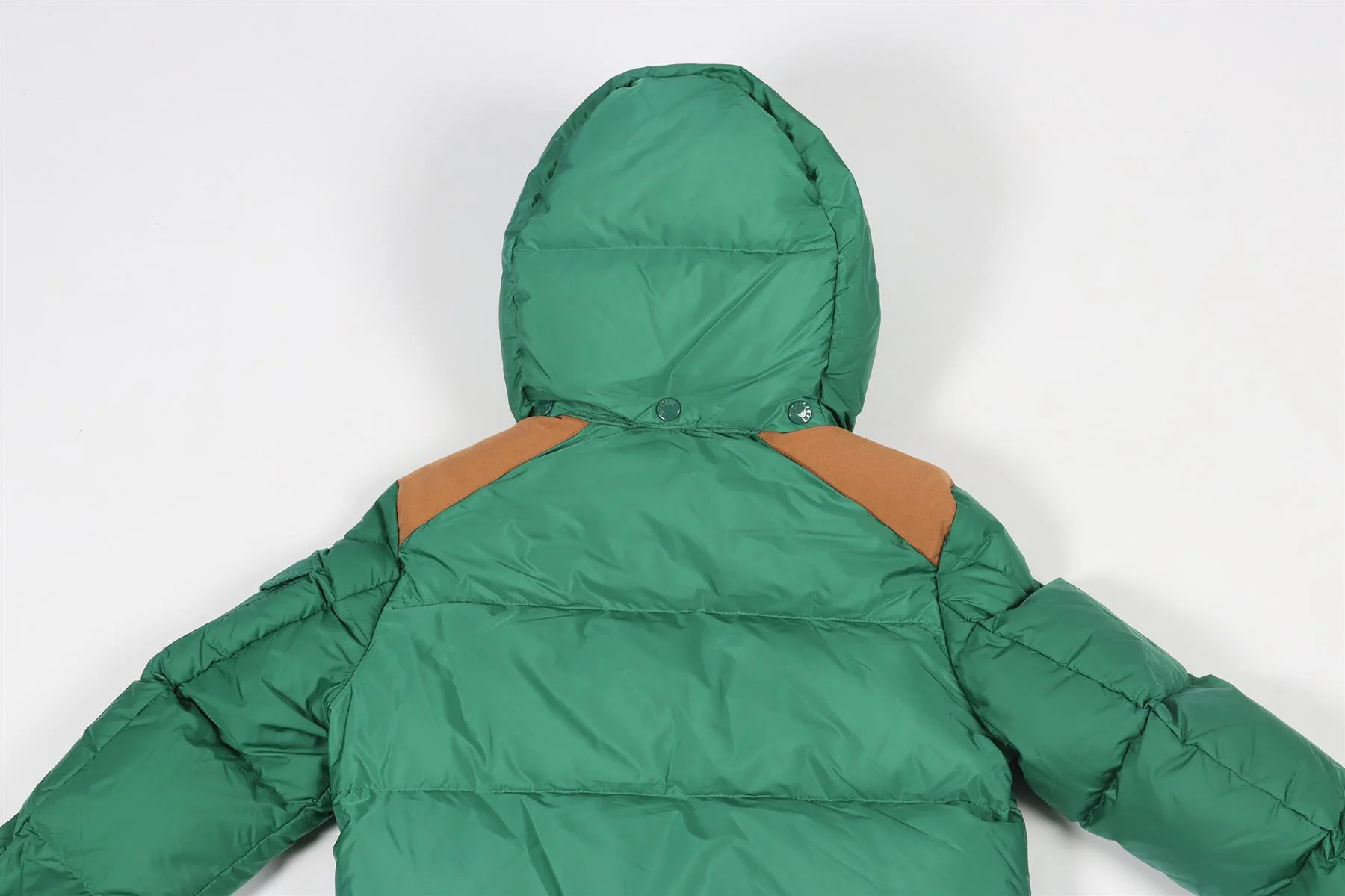 MONCLER GREEN KIDS BOYS PADDED JACKET 10 YEARS - Image 5