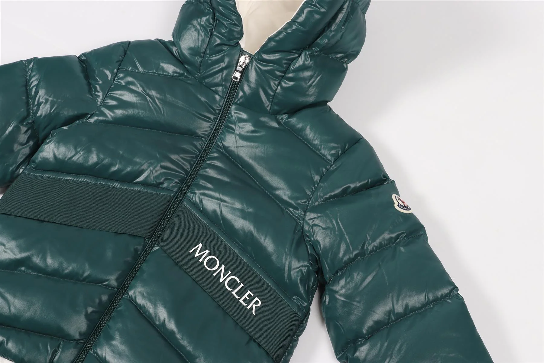MONCLER GREEN KIDS GIRLS PADDED JACKET 3 YEARS - Image 3