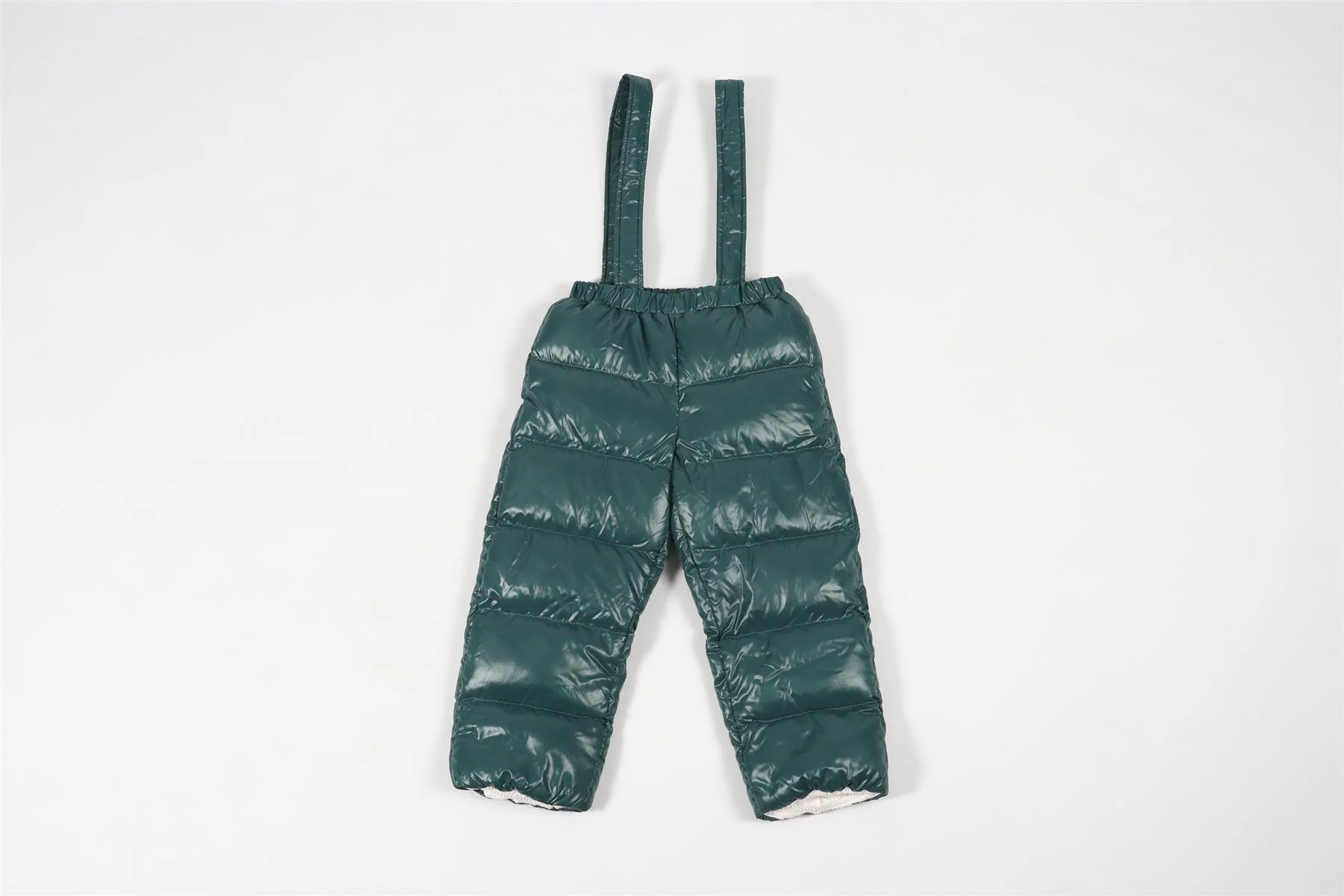 MONCLER GREEN KIDS GIRLS PADDED SALOPETTES 3 YEARS - Image 4