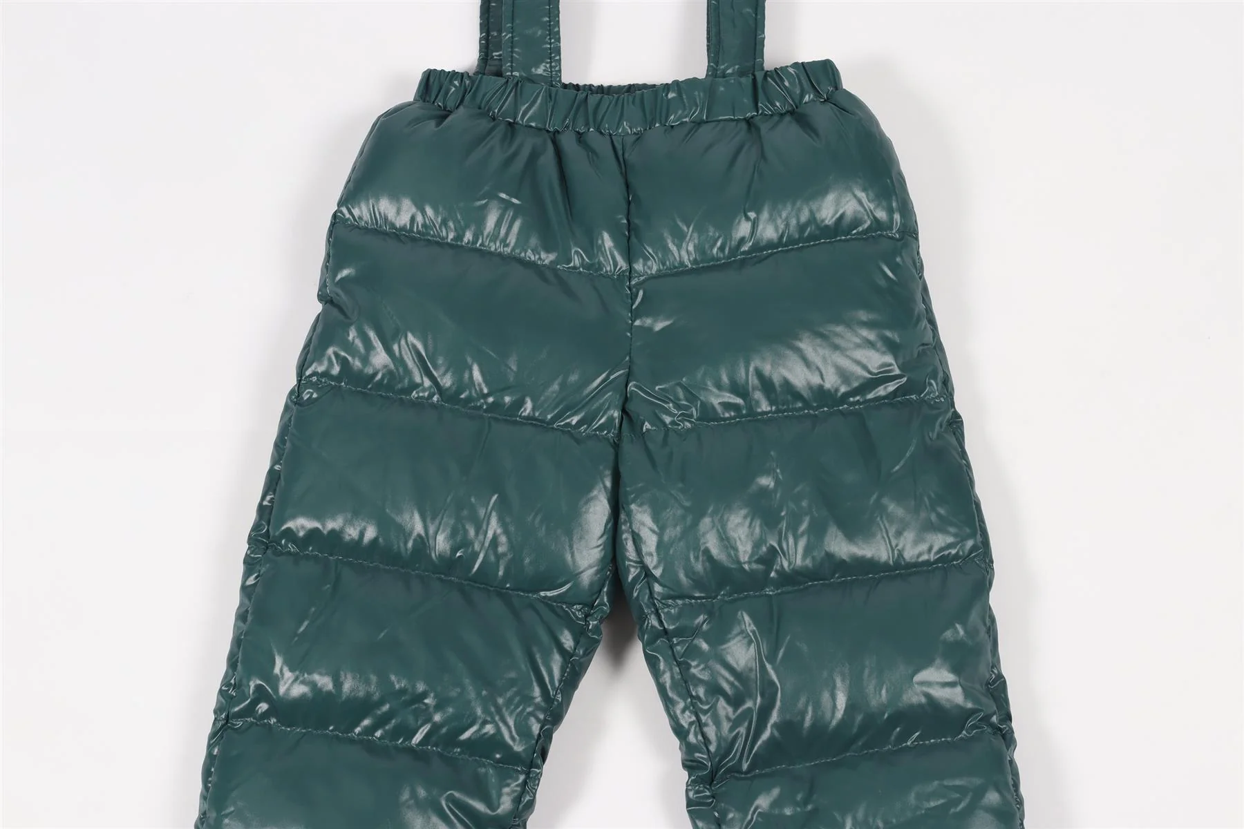 MONCLER GREEN KIDS GIRLS PADDED SALOPETTES 3 YEARS - Image 5