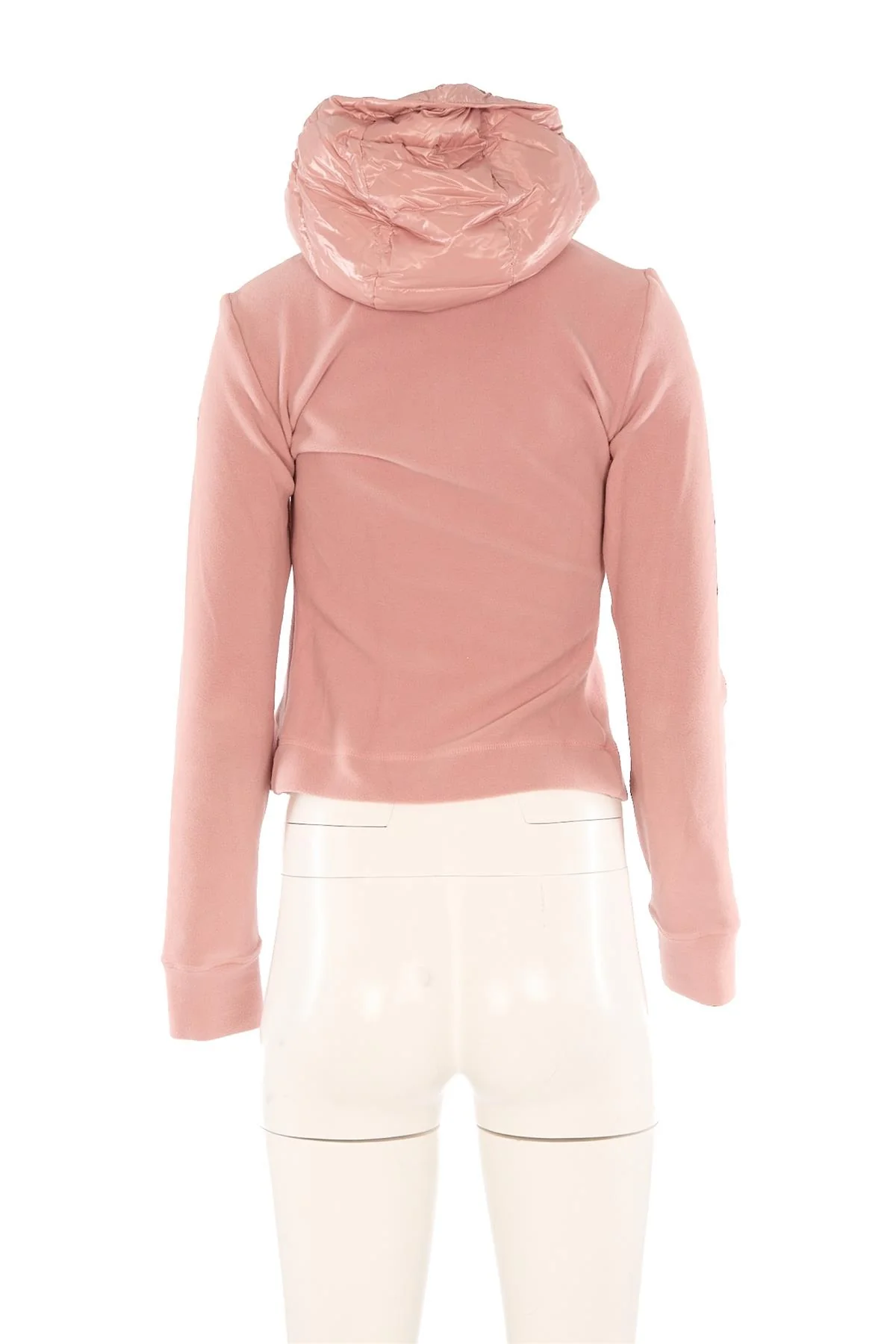 MONCLER GRENOBLE PINK FLEECE HOODIE SMALL - Image 4