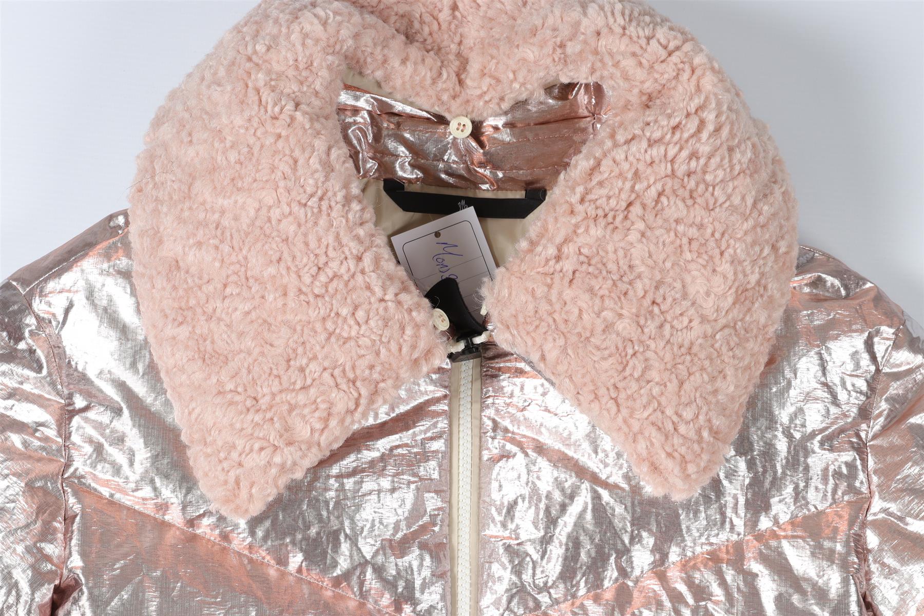 MONCLER GRENOBLE PINK KIDS GIRLS PADDED JACKET 12 YEARS - Image 3