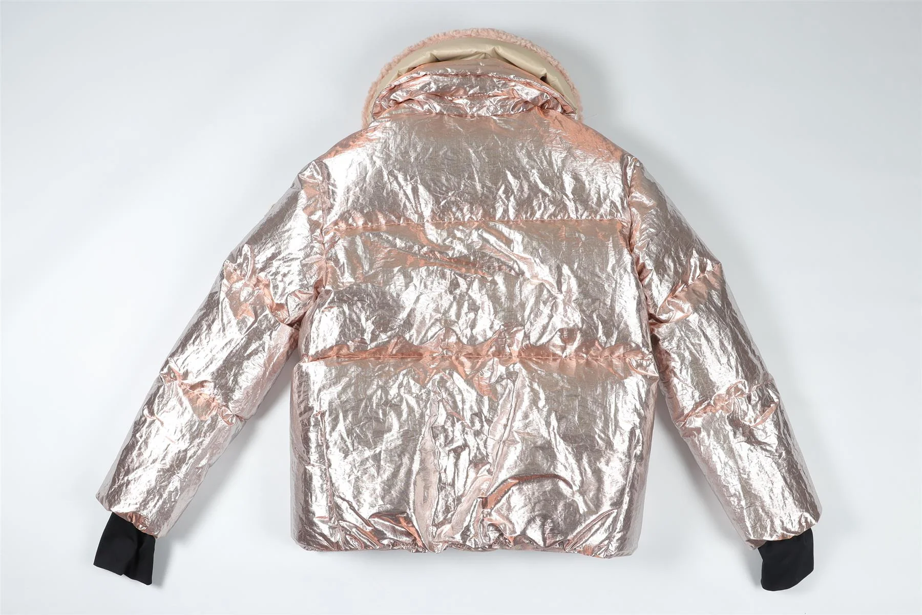 MONCLER GRENOBLE PINK KIDS GIRLS PADDED JACKET 12 YEARS - Image 4