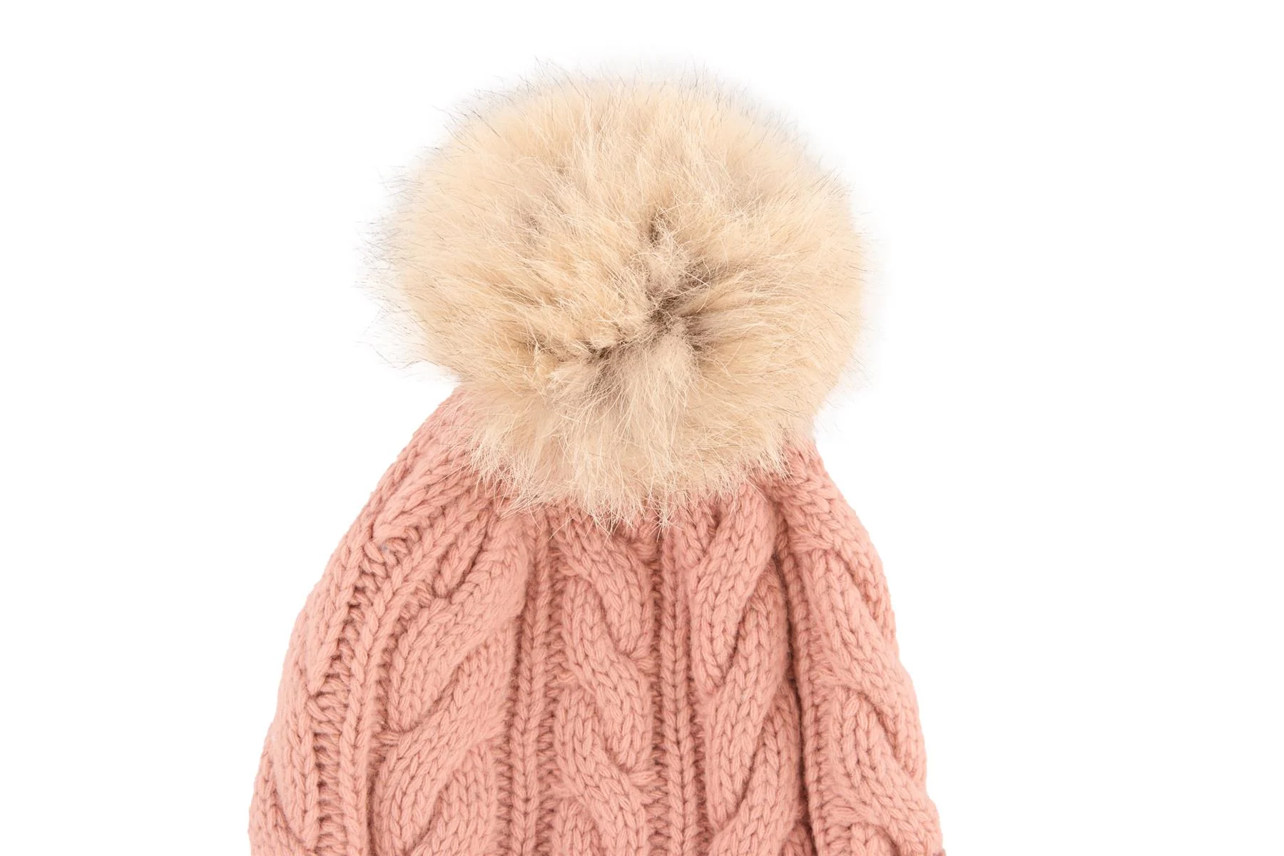 MONCLER GRENOBLE PINK WOOL BEANIE ONE SIZE - Image 3