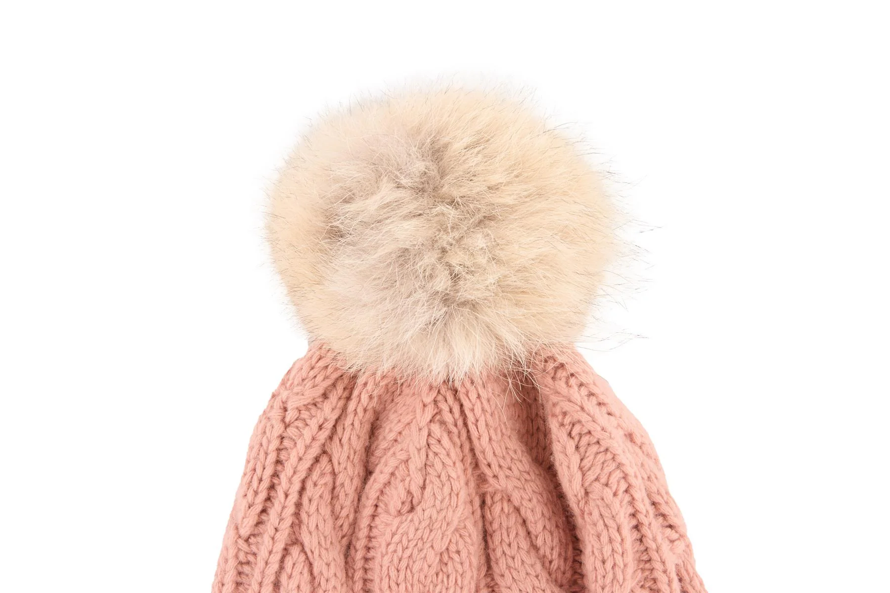 MONCLER GRENOBLE PINK WOOL BEANIE ONE SIZE - Image 4