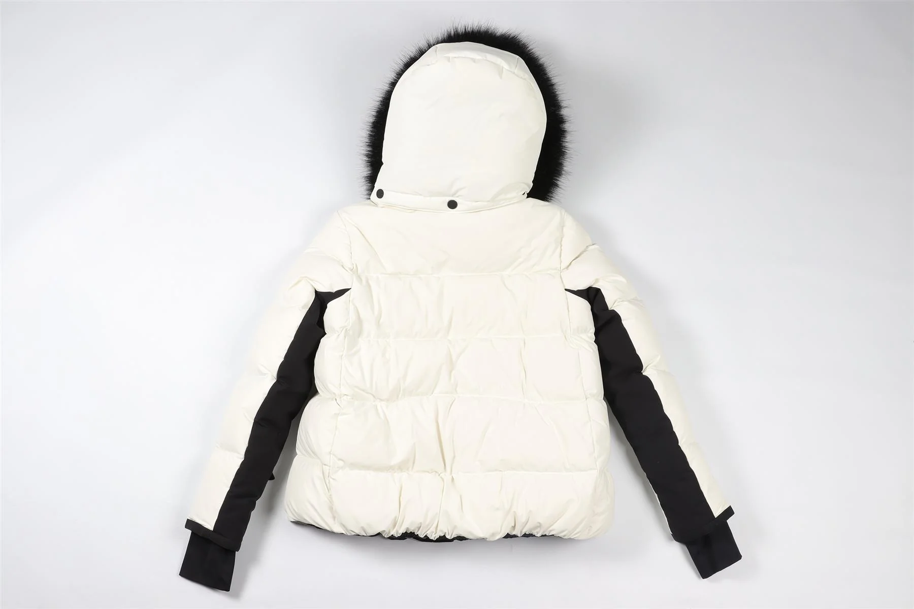 MONCLER GRENOBLE WHITE KIDS GIRLS PADDED JACKET 12 YEARS - Image 4