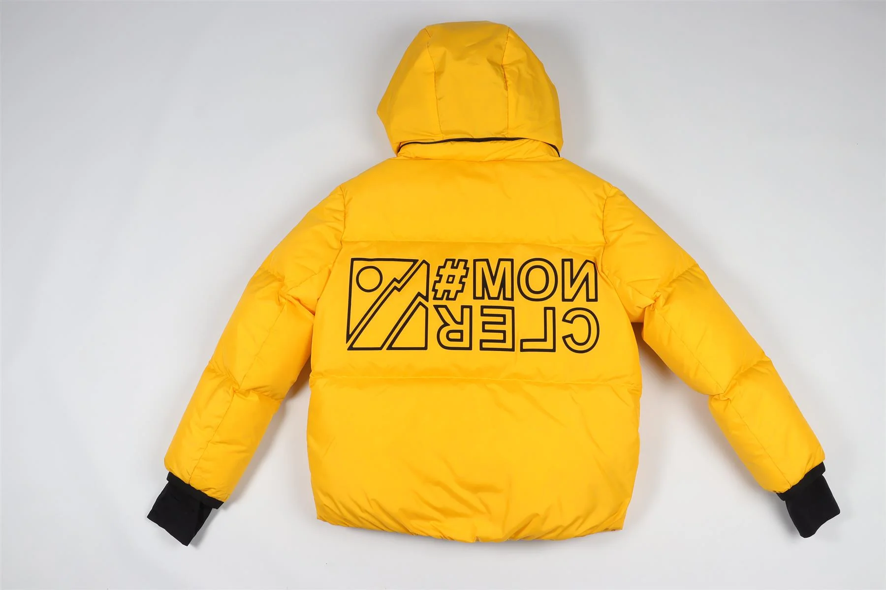 MONCLER GRENOBLE YELLOW KIDS BOYS PADDED JACKET 10 YEARS - Image 4