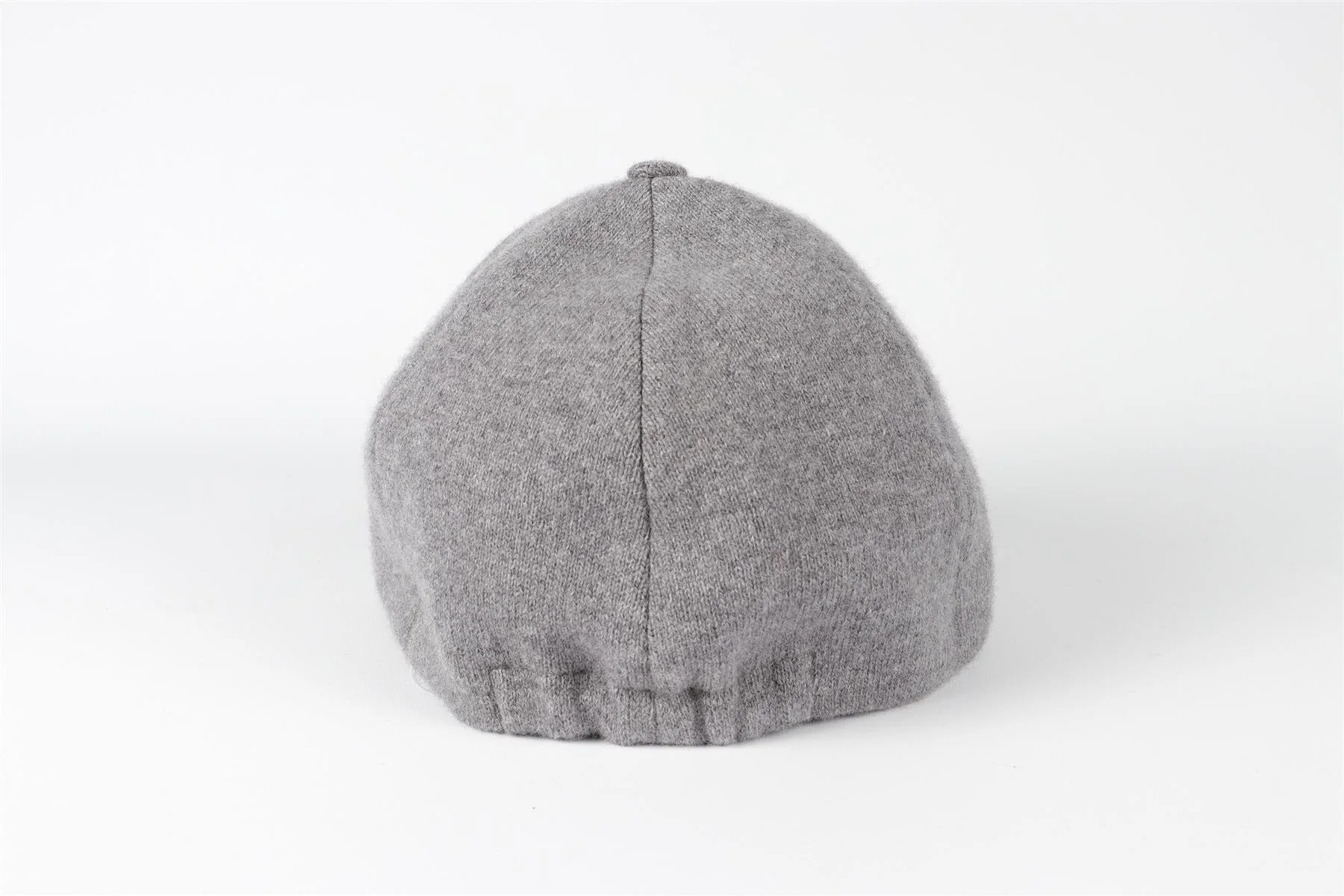 MONCLER GREY CASHMERE BASEBALL CAP ONE SIZE - Image 4