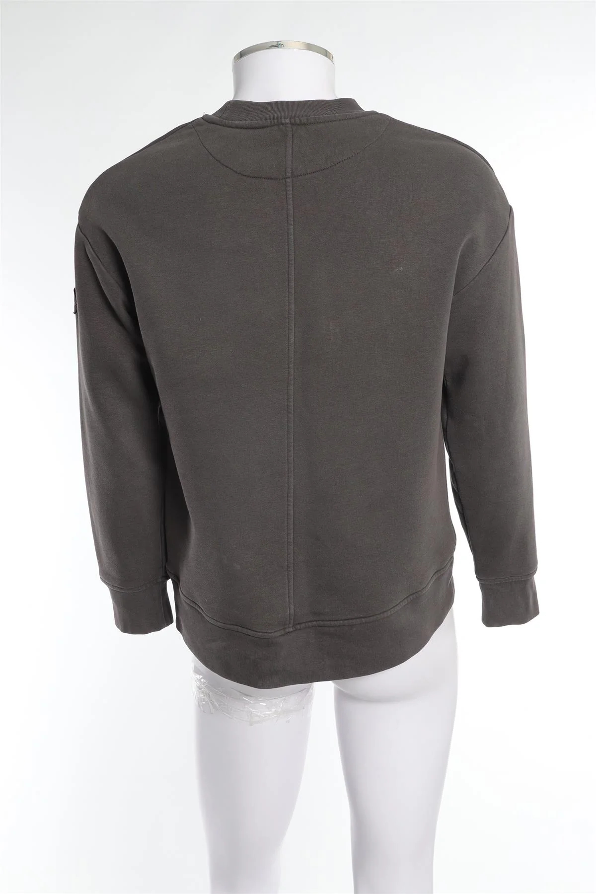 MONCLER GREY MEN'S COTTON SWEATSHIRT XSMALL - Image 4