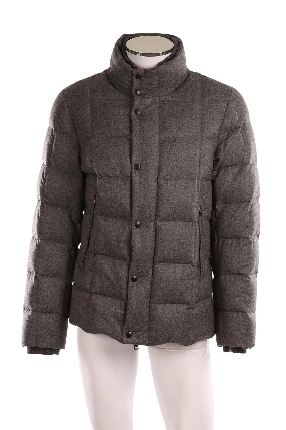 MONCLER GREY MEN'S PADDED DOWN JACKET IT 52 UK/US CHEST 42 - Image 2