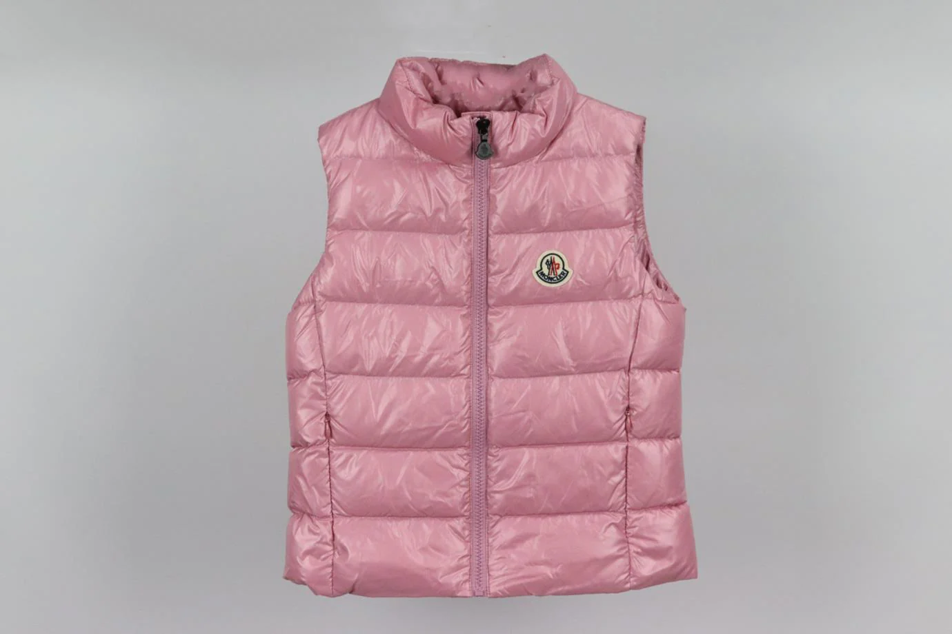 MONCLER KIDS GIRLS DOWN PADDED GILET 8 YEARS - Image 2