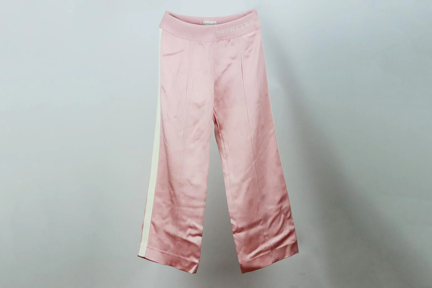 MONCLER KIDS GIRLS LOGO SATIN JACKET AND PANTS SET 8 YEARS - Image 6