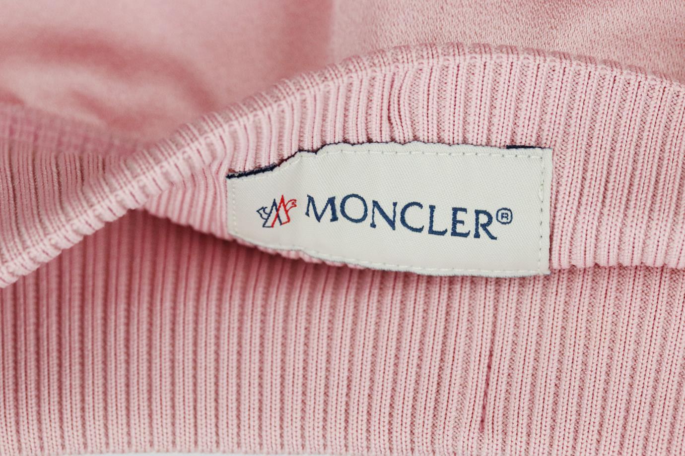 MONCLER KIDS GIRLS LOGO SATIN JACKET AND PANTS SET 8 YEARS - Image 8