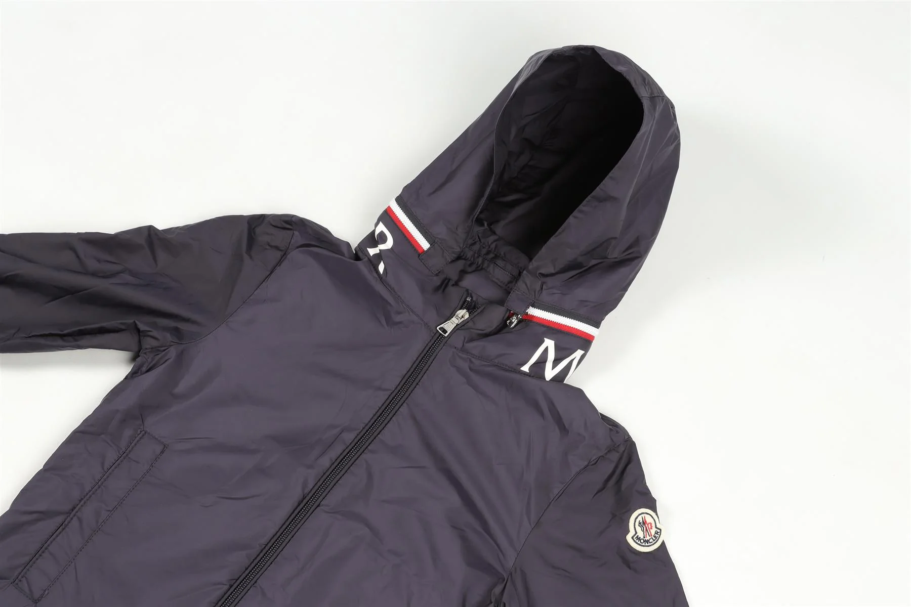MONCLER NAVY KIDS BOYS NYLON JACKET 8 YEARS - Image 3
