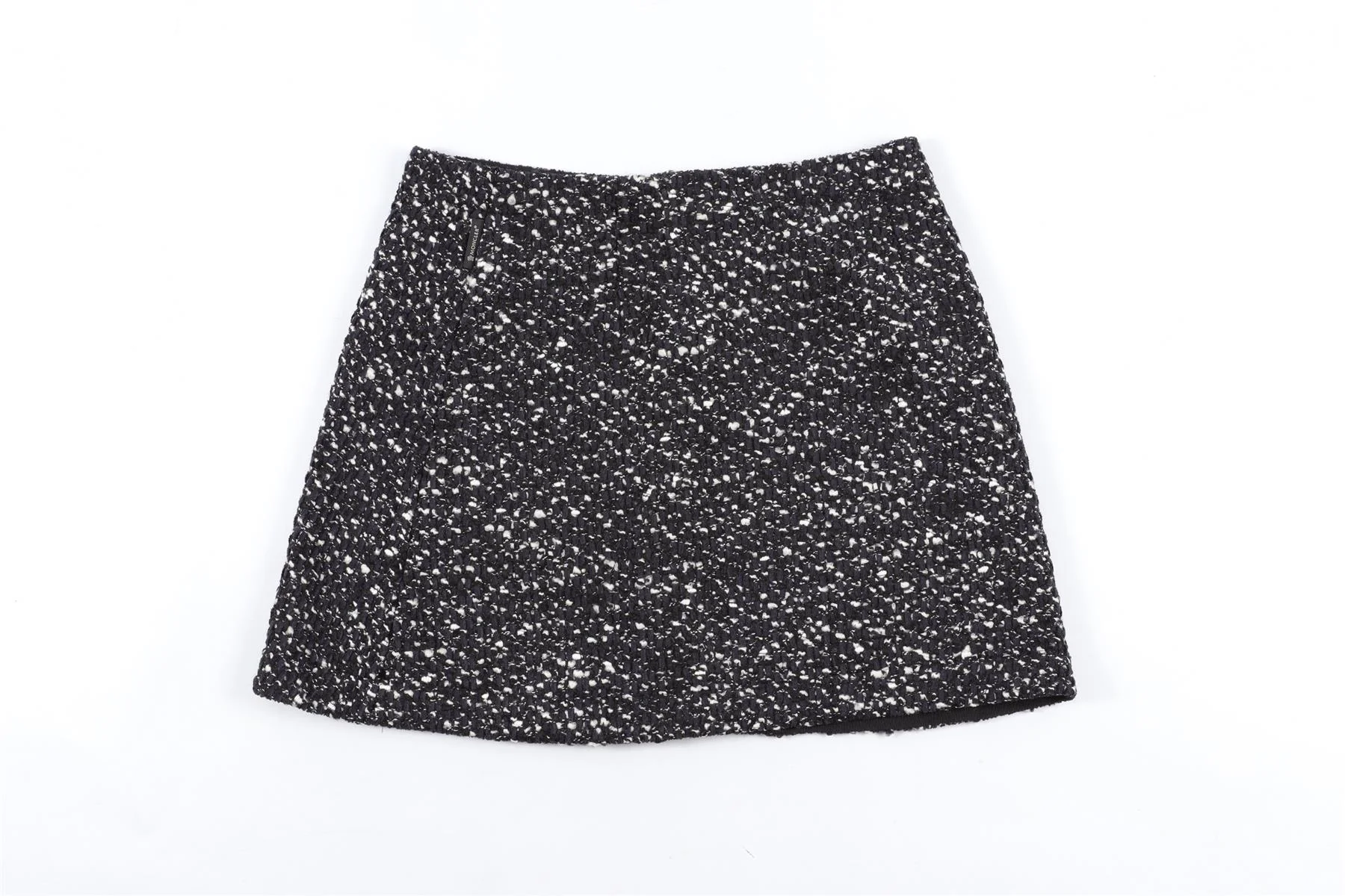 MONCLER NAVY WOOL MINI SKIRT IT 38 UK 6 - Image 4