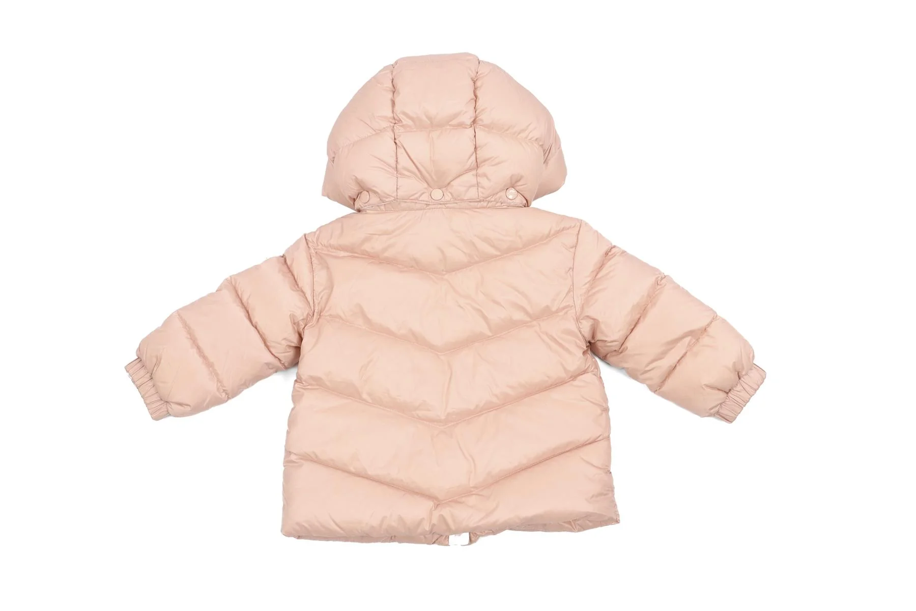 MONCLER PINK BABY GIRLS JACKET 12-18 MONTHS - Image 4