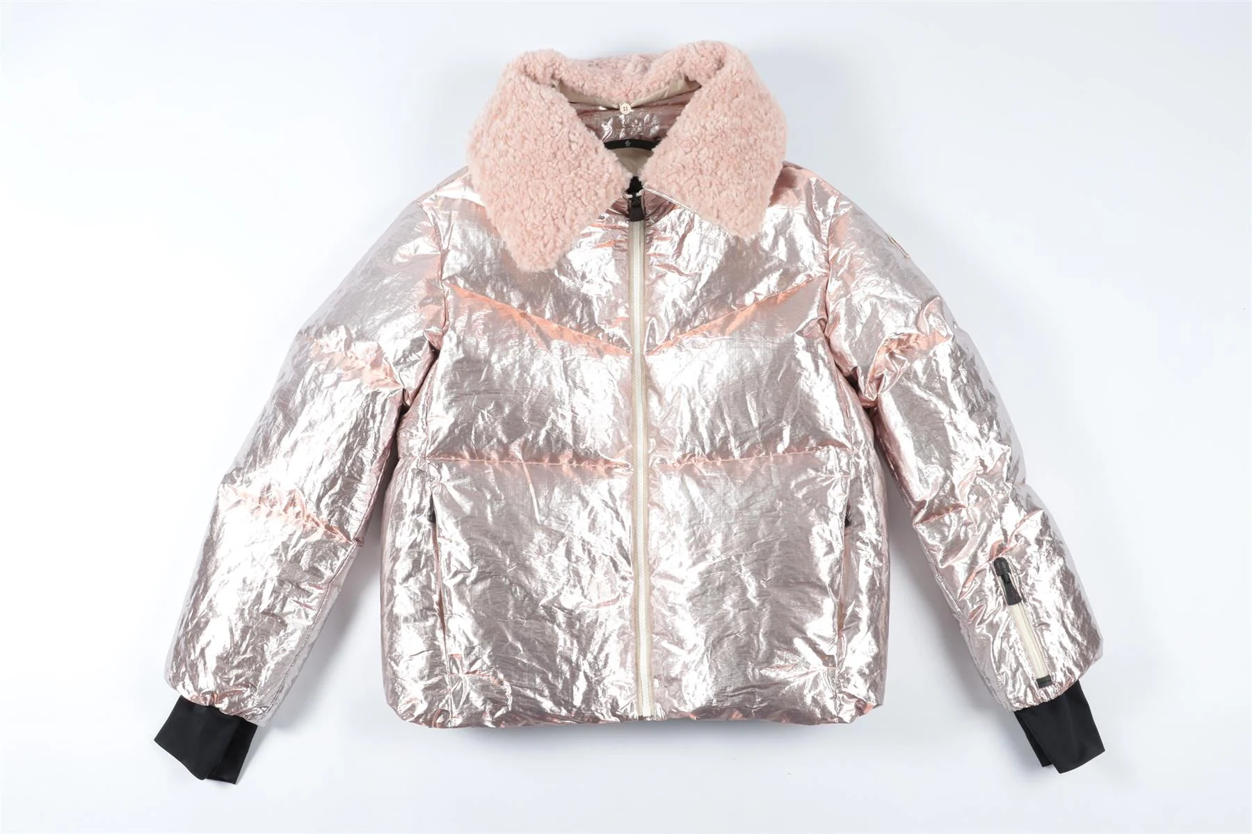 MONCLER PINK KIDS GIRLS PADDED JACKET 12 YEARS - Image 2