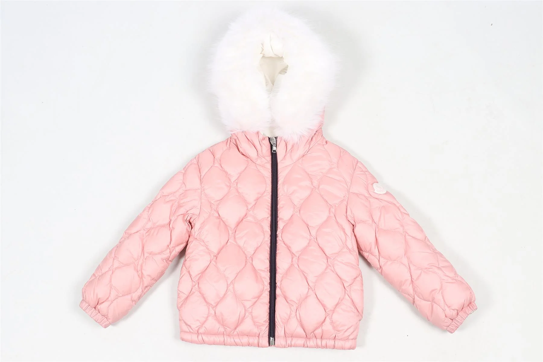 MONCLER PINK KIDS GIRLS PADDED JACKET 2 YEARS - Image 2
